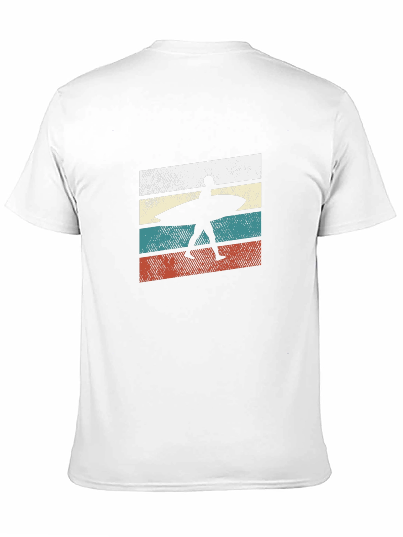 Black Retro Surfer Graphic Tee - Black Cotton T-Shirt view 11