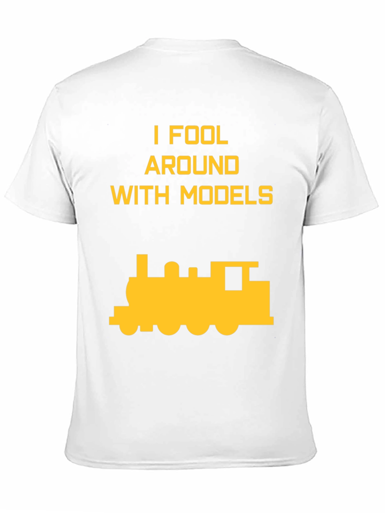 Black I Fool Around with Models Train T-Shirt view 11