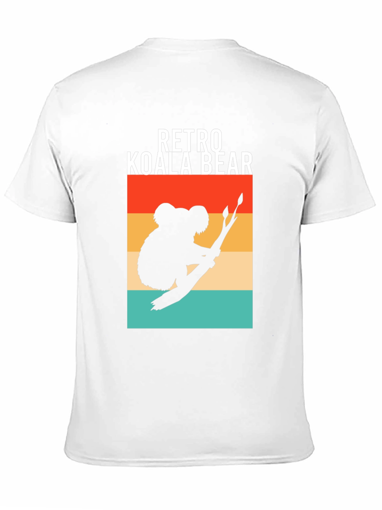 Black Retro Koala Bear Graphic T-Shirt view 11