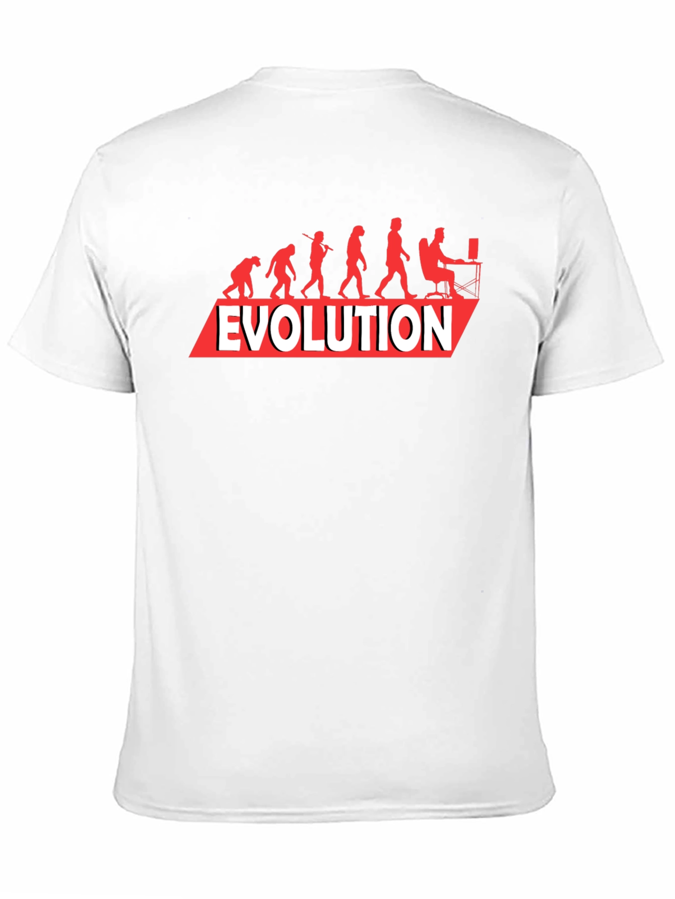 Black Evolution of Man T-Shirt - Funny Geeky Gamer Tee view 11
