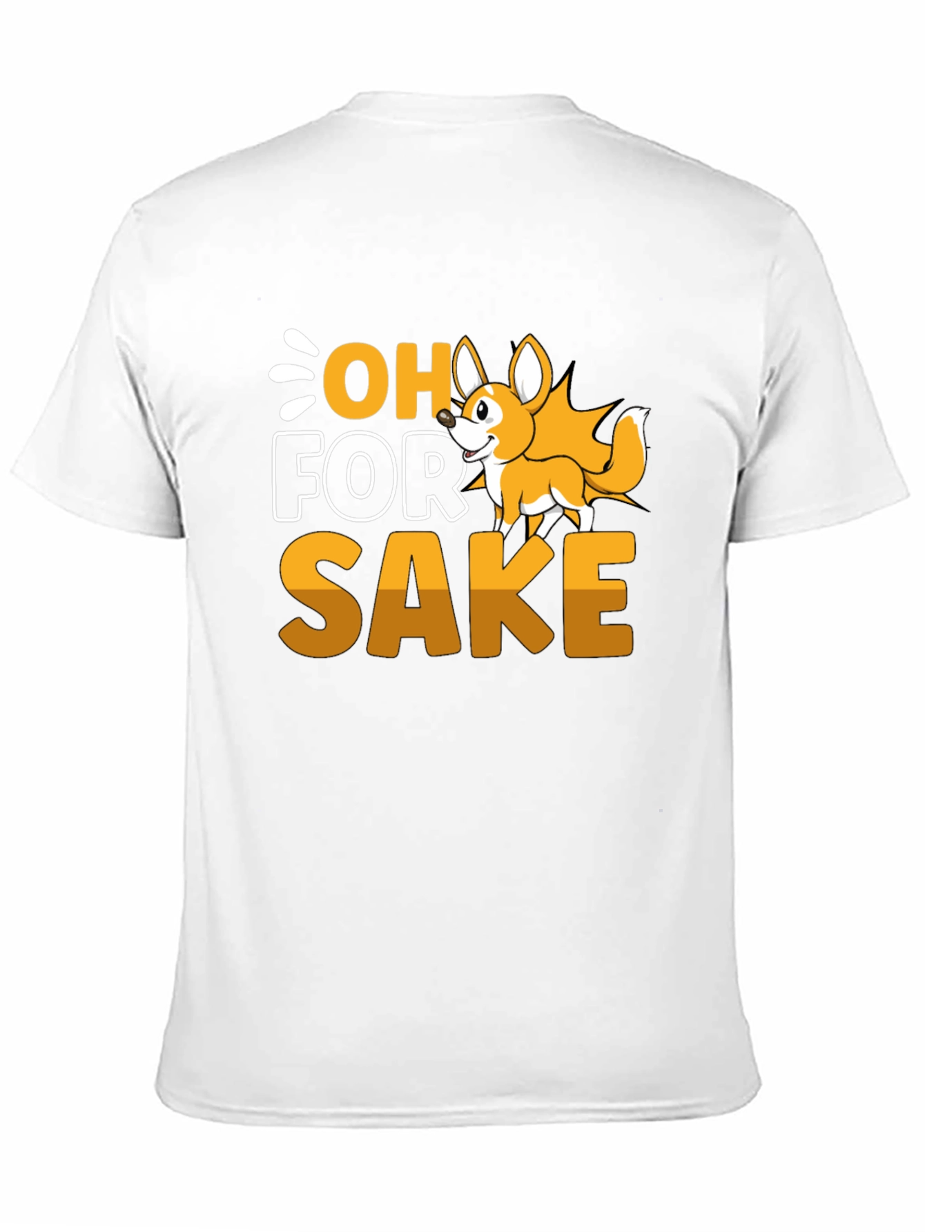 Black Oh For Fox Sake T-Shirt - Funny Animal Tee view 11