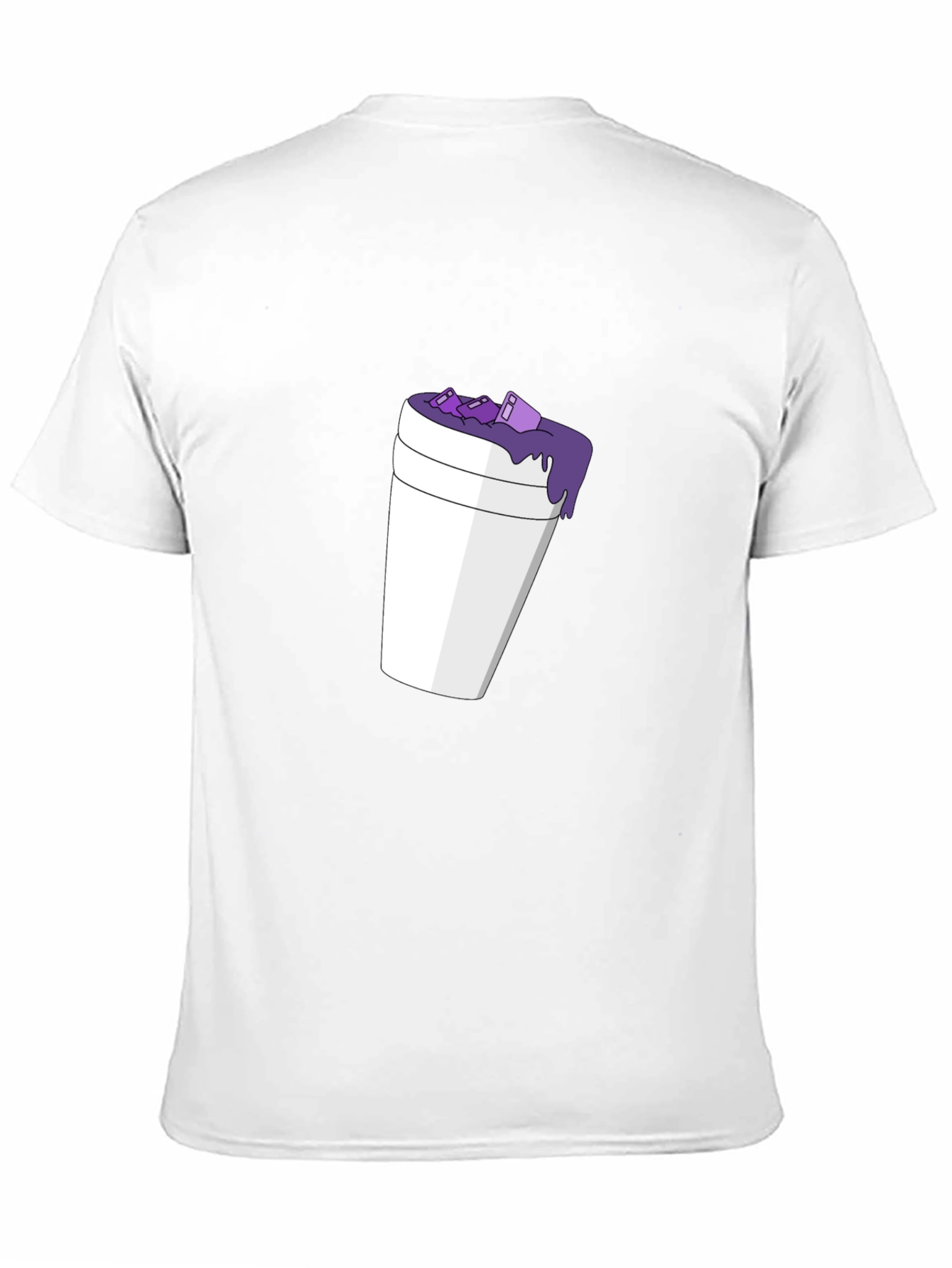 Black Purple Drank T-Shirt - Casual Graphic Tee view 11