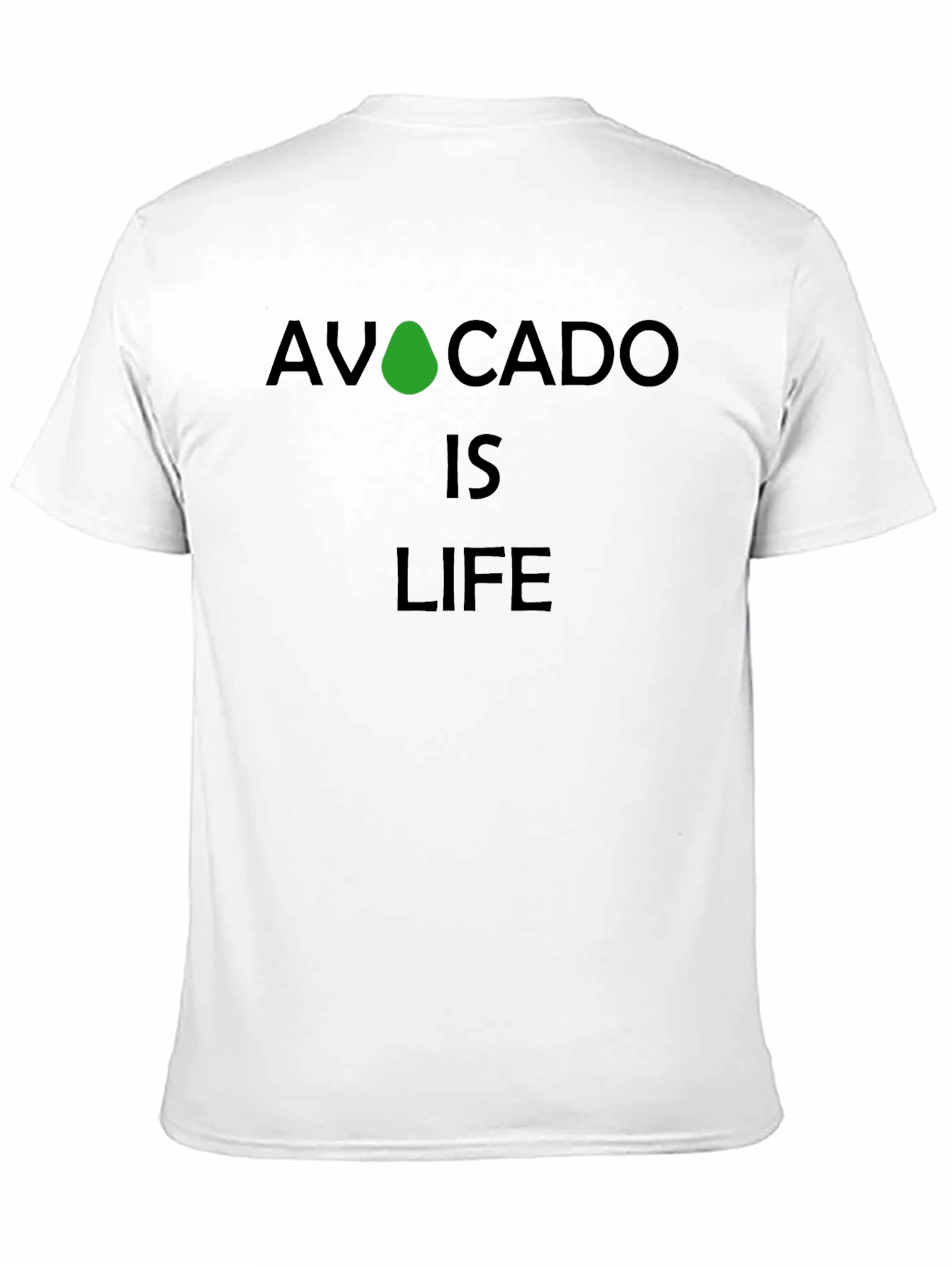 Black Avocado Is Life Graphic Tee - Black view 11