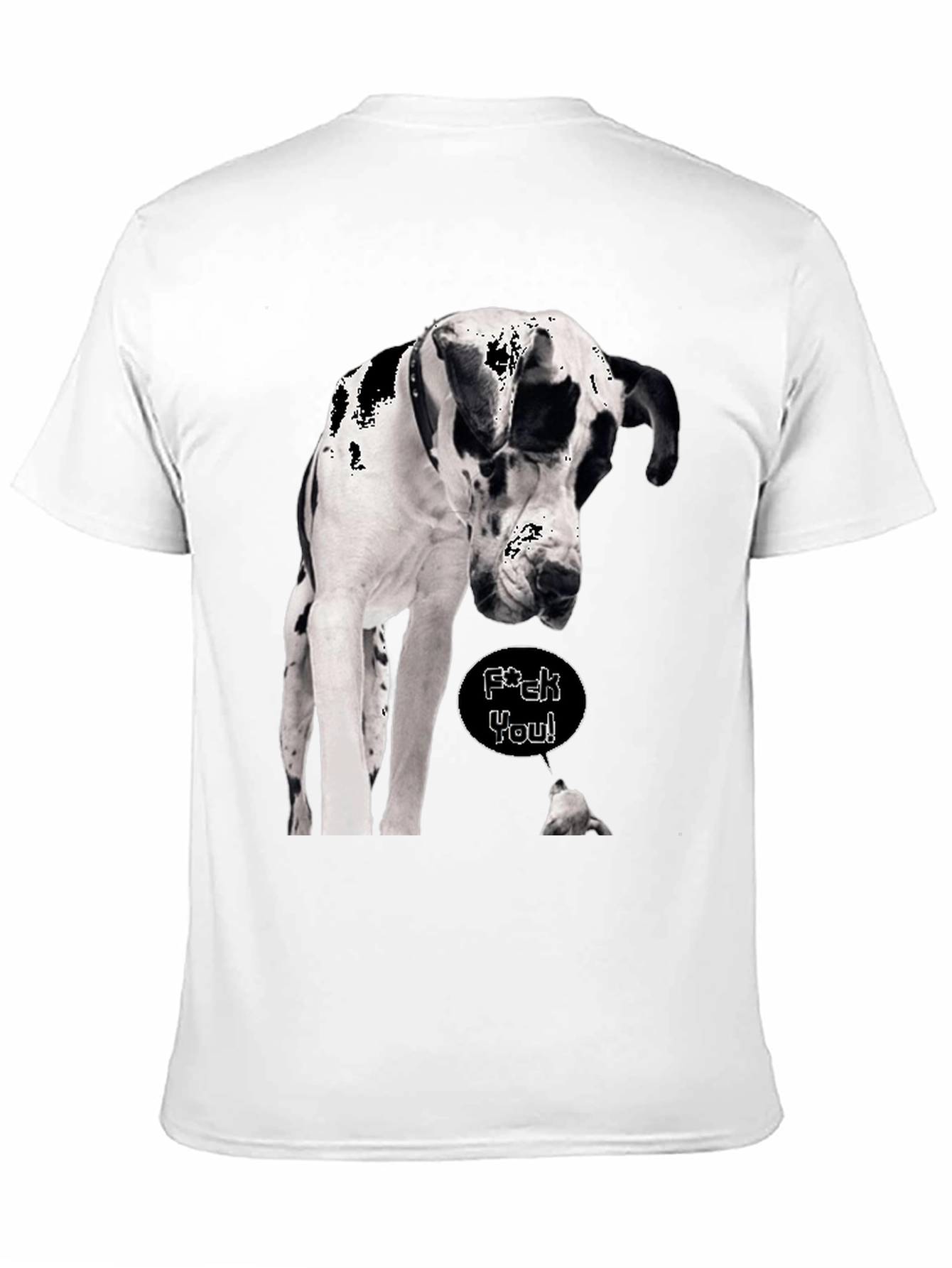 Black Dog T-Shirt - Great Dane Design view 11