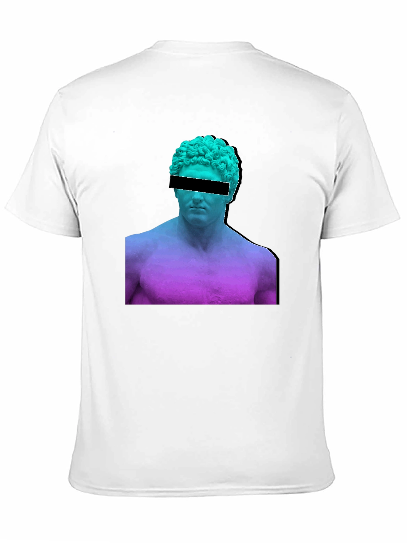 Black Modern Art Black T-Shirt - Greek Statue Design view 11