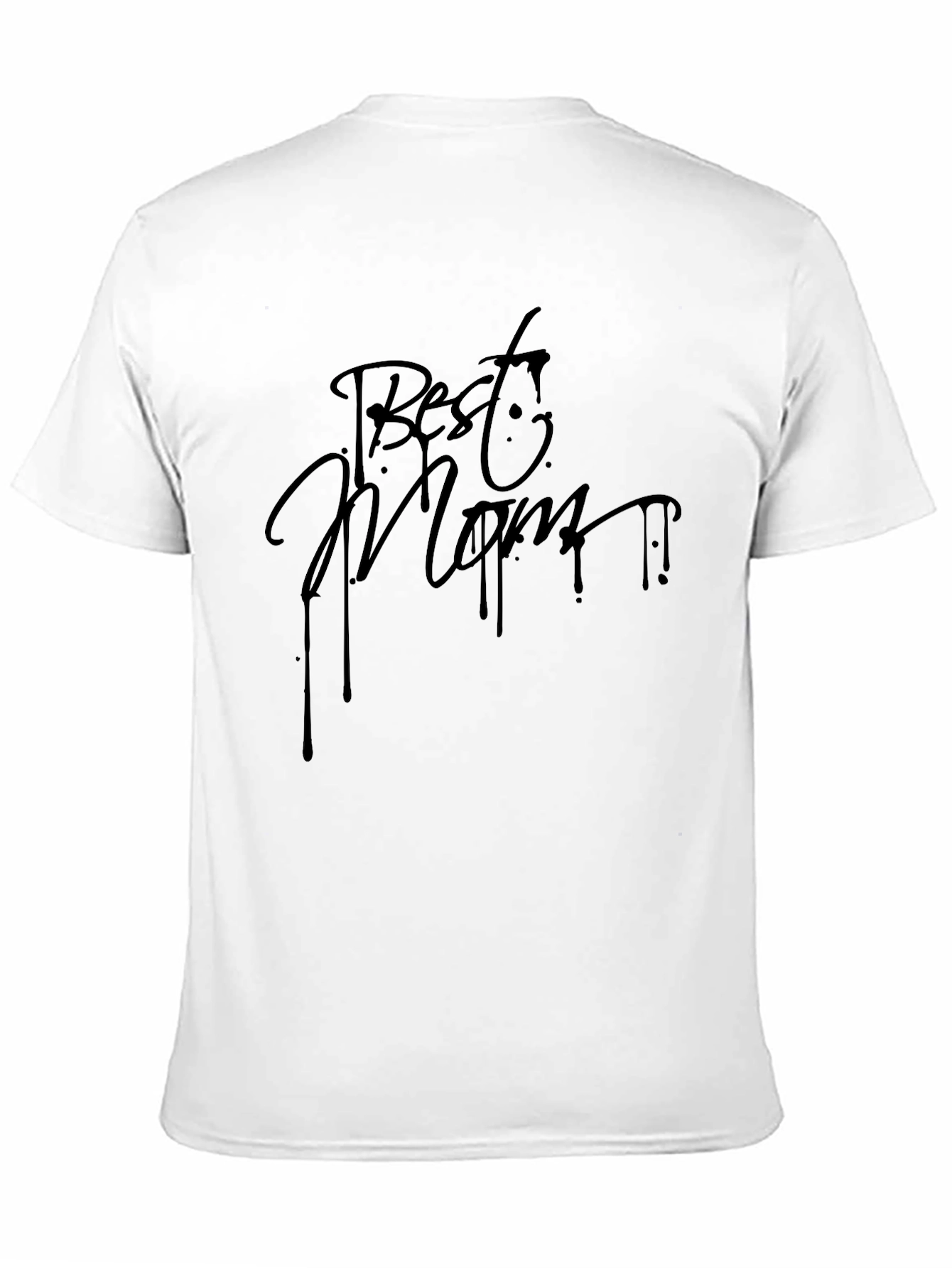 Black Best Mom T-Shirt - Black view 11