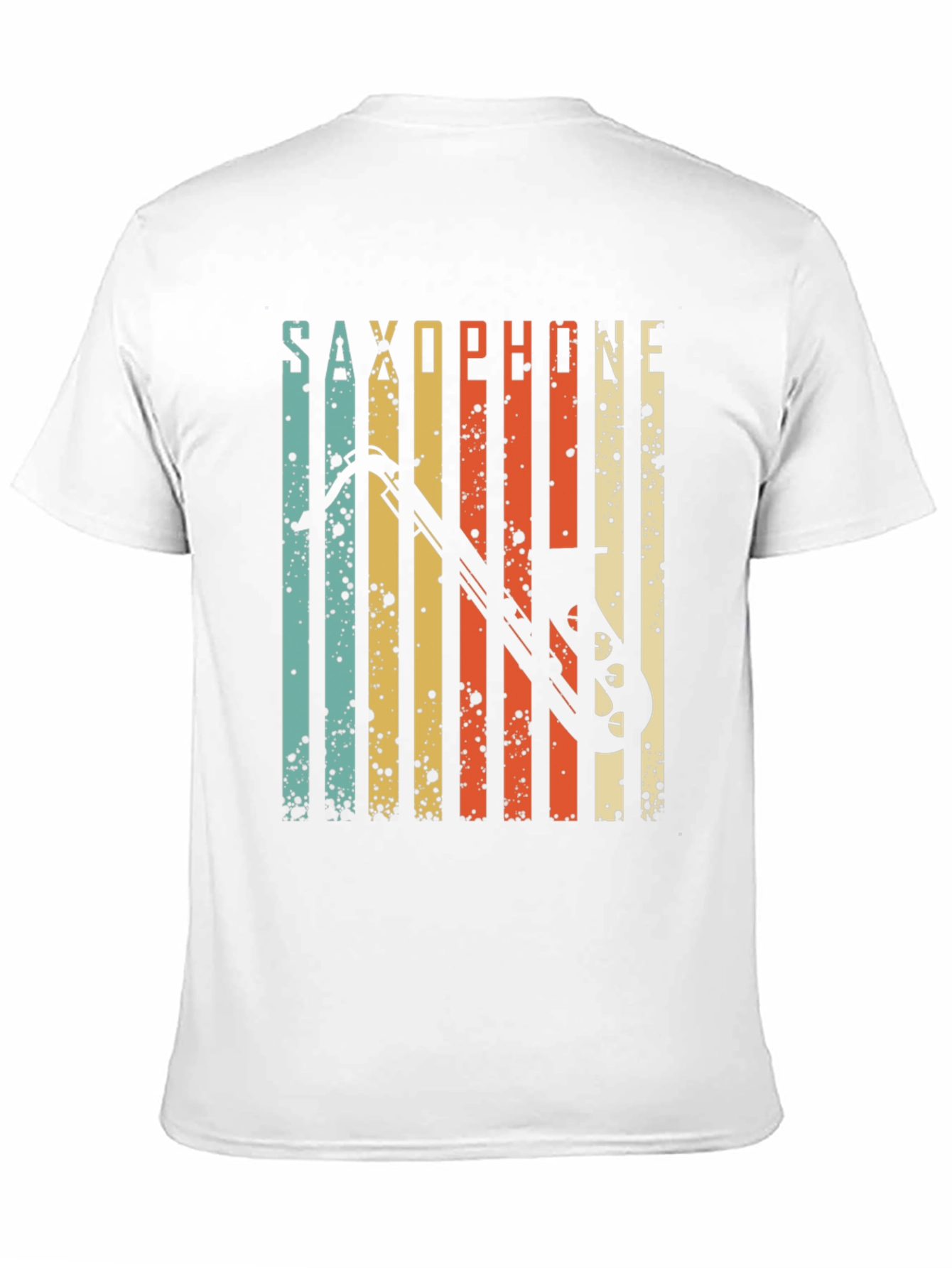 Black Vintage Saxophone T-Shirt - Retro Music Lover Tee view 11