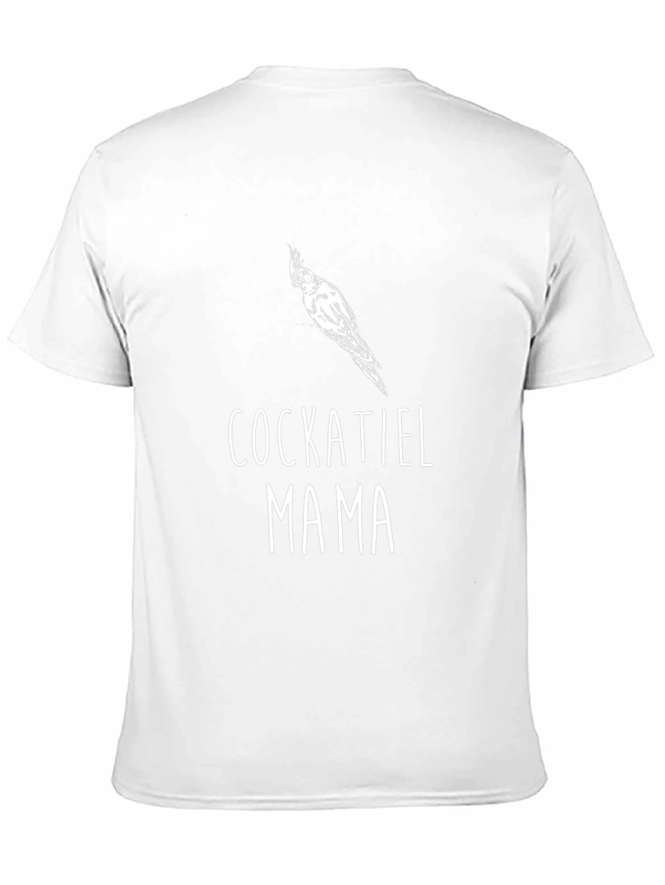 Black Cockatiel Mama Black Graphic Tee view 11