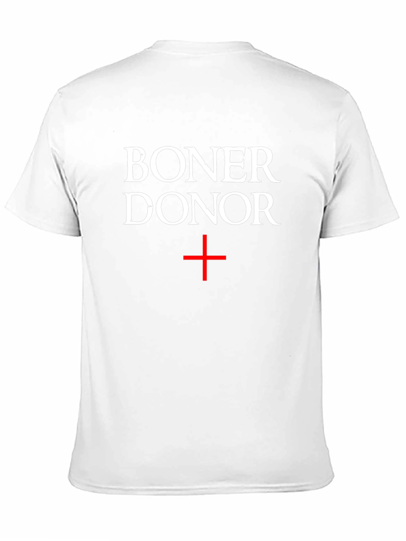 Black Boner Donor T-Shirt - Humorous Graphic Tee view 11