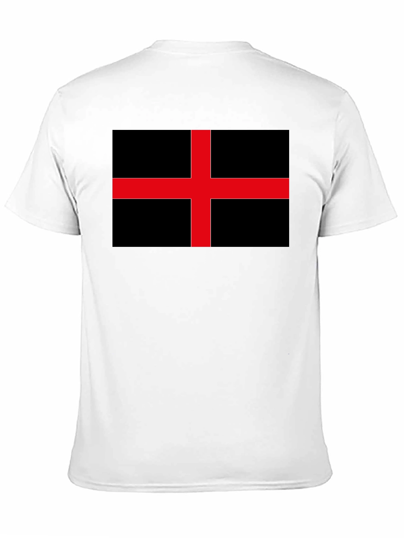 Black Black Flag Red Cross Graphic Tee view 11