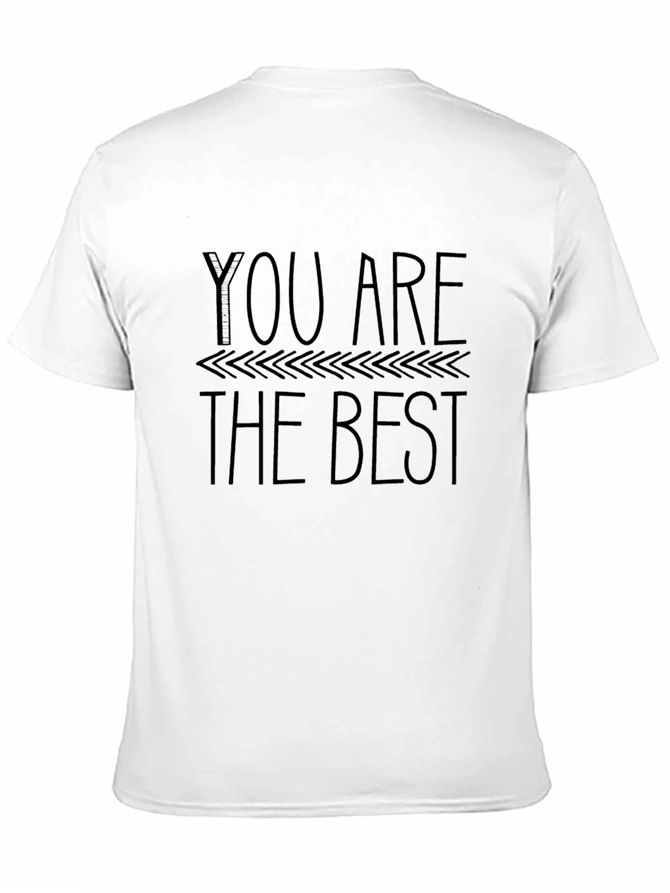 Black You Are The Best - Unisex Black T-Shirt view 11