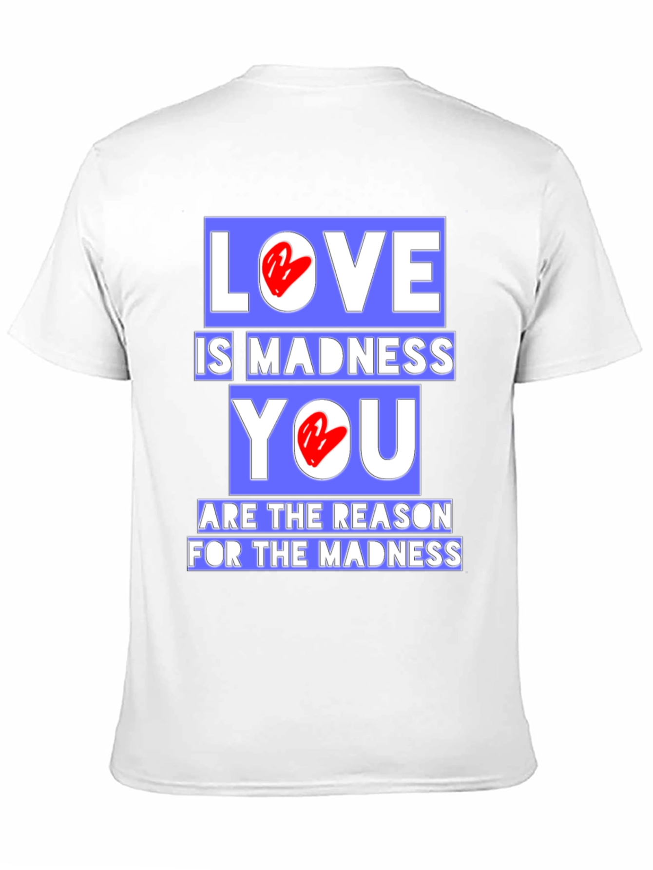 Black Love is Madness Graphic T-Shirt view 11