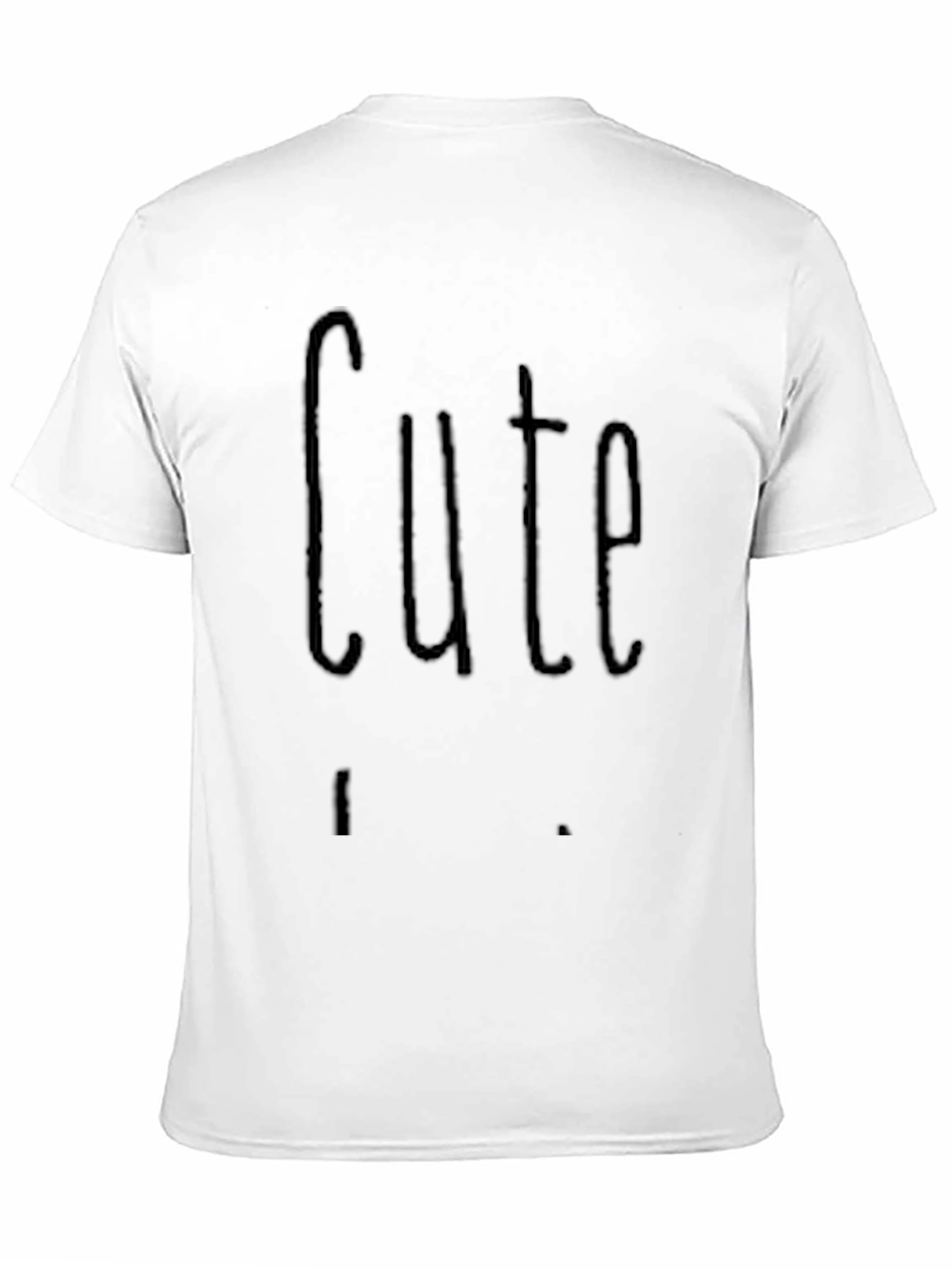 Black Cute Graphic Black T-Shirt Casual Wear view 11