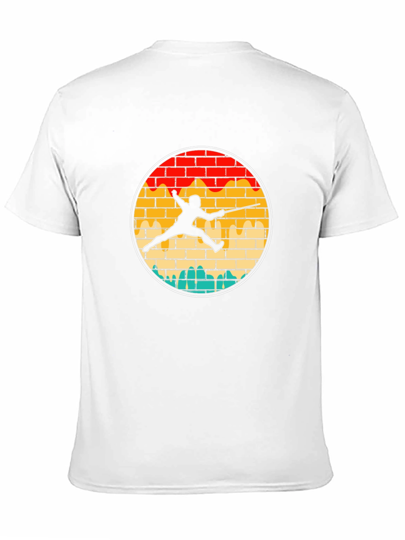 Black Fencing Silhouette Graphic Tee - Black view 11