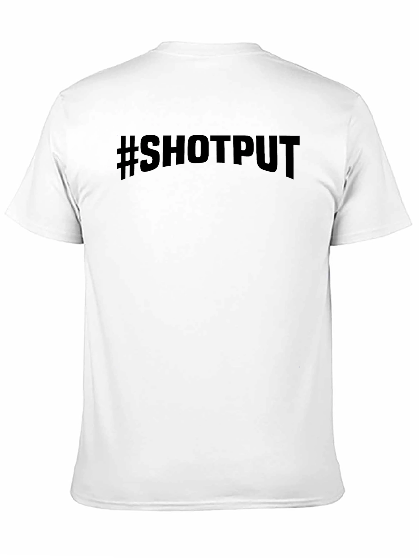Black #SHOTPUT Black T-Shirt - Bold Sporty Tee view 11