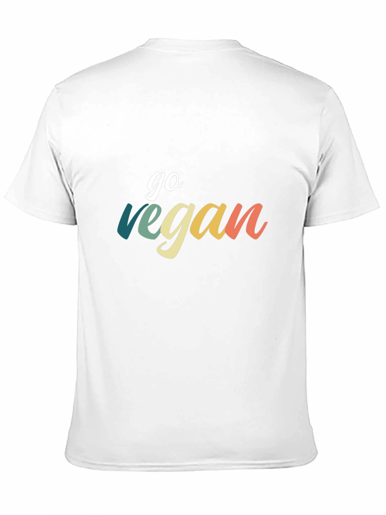 Black Go Vegan Tee - Stylish Graphic T-Shirt view 11