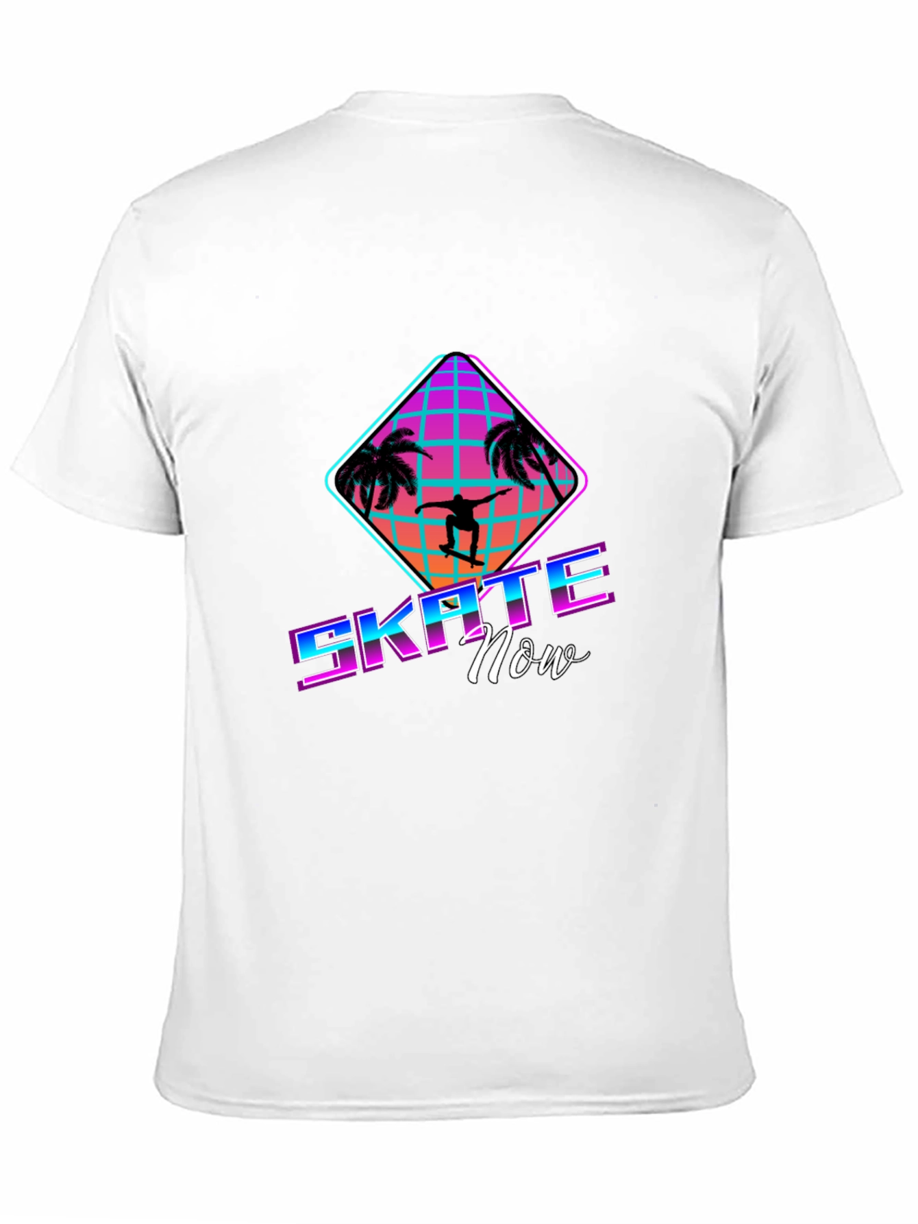 Black Retro Skate Now T-Shirt - Black view 11