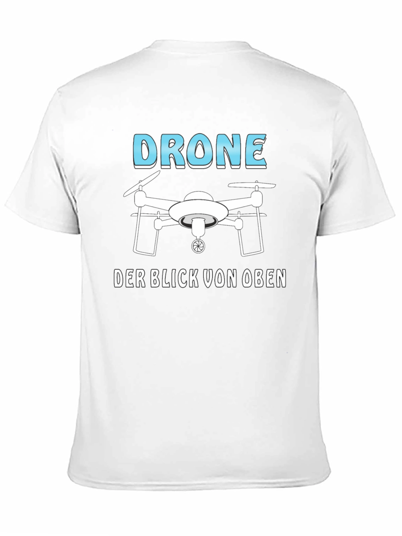 Black Drone T-Shirt - The View From Above view 11