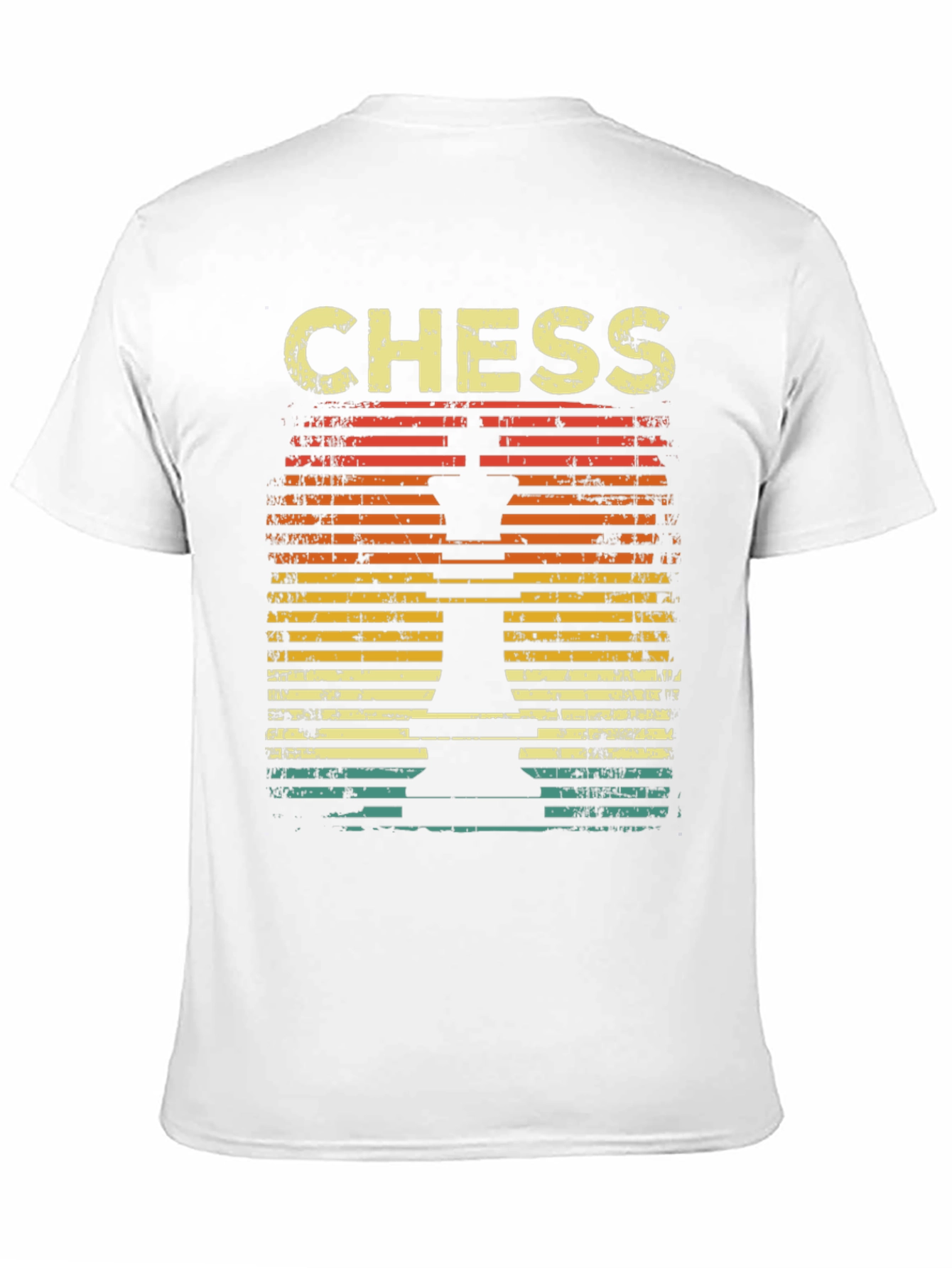 Black Vintage Chess T-Shirt - Retro Chess Piece Design view 11