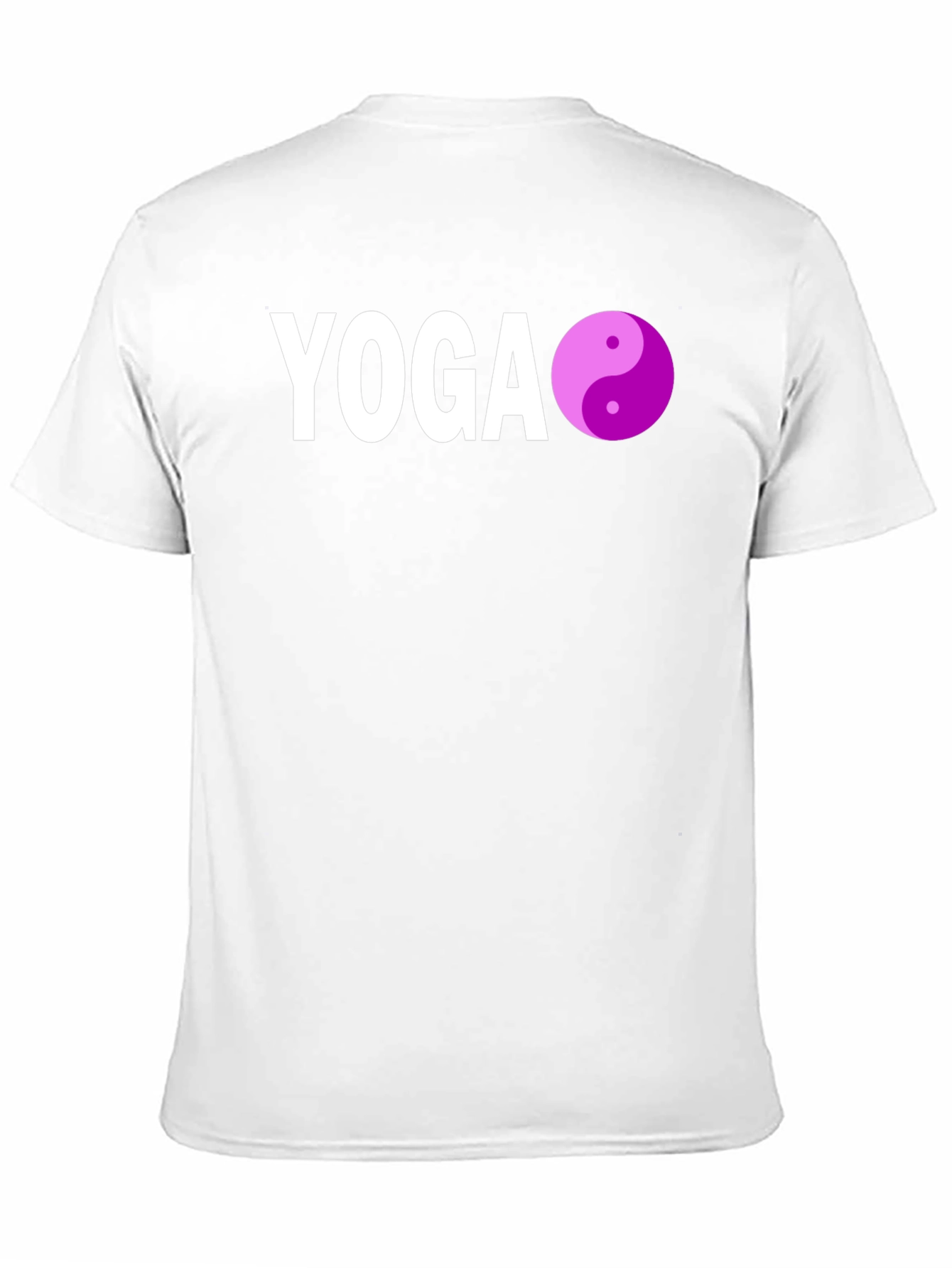 Black Yoga Yin Yang Graphic Tee - Black view 11