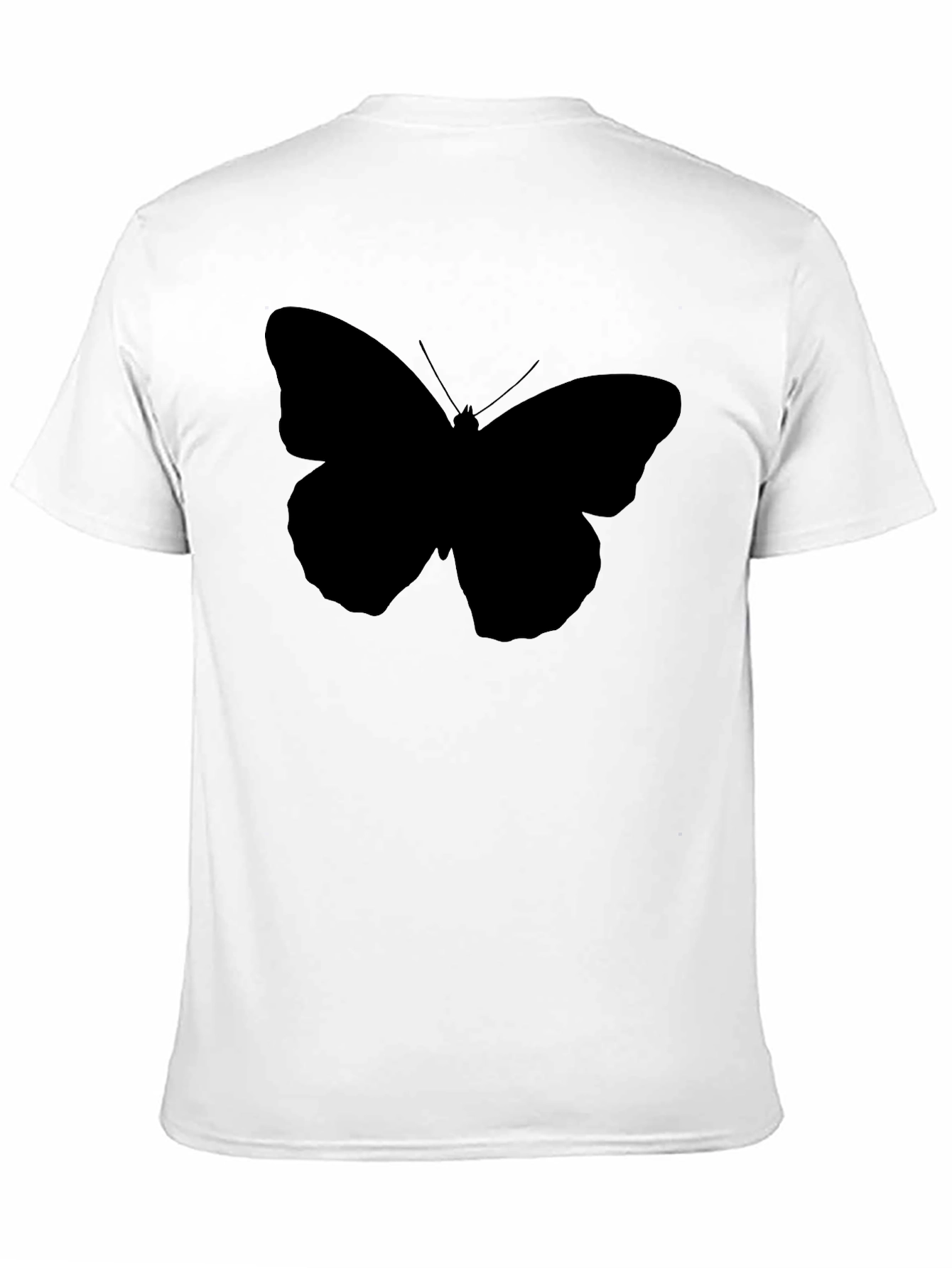 Black Black Butterfly Graphic T-Shirt - Men's Casual Tee view 11