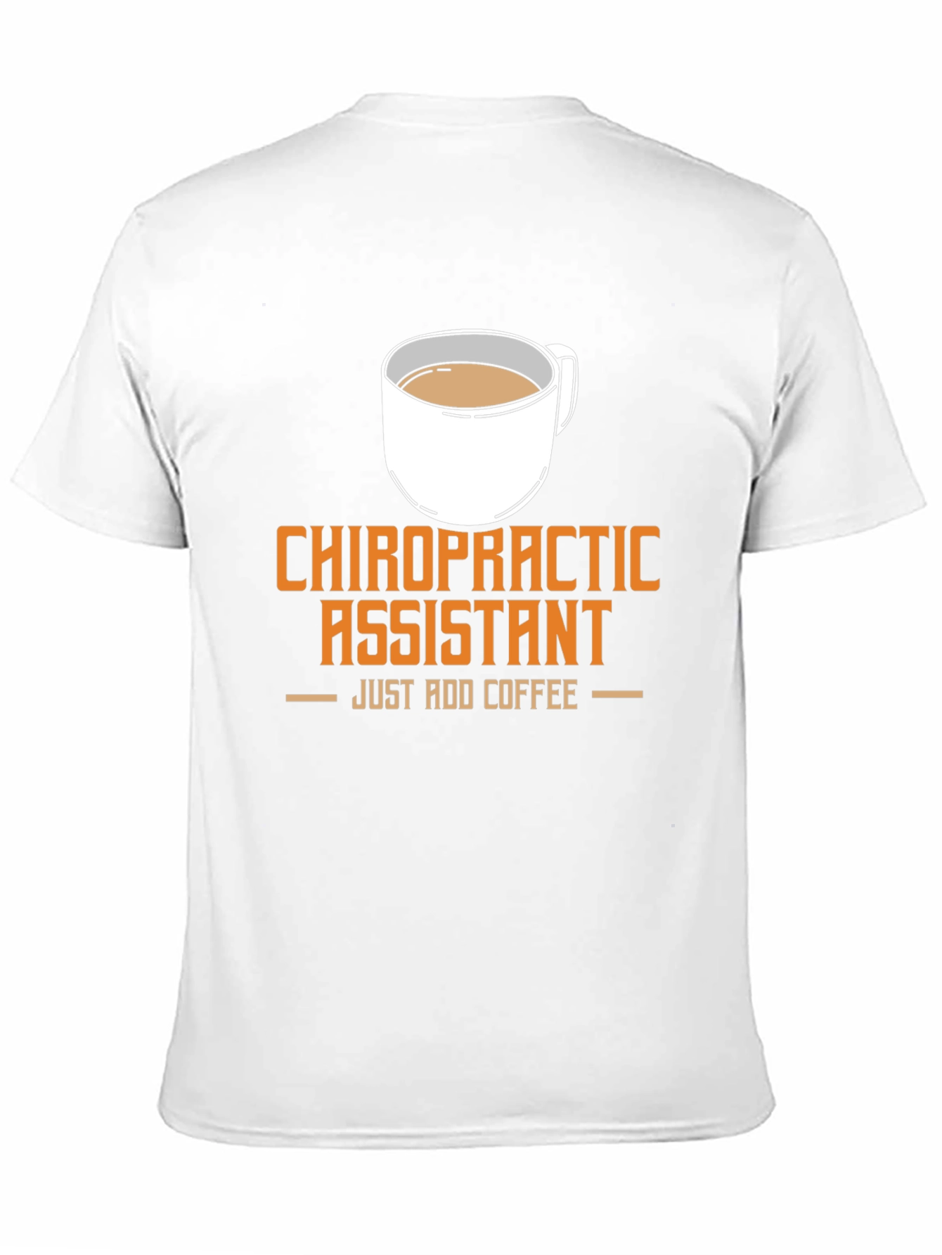 Black Chiropractic Assistant Coffee T-Shirt view 11