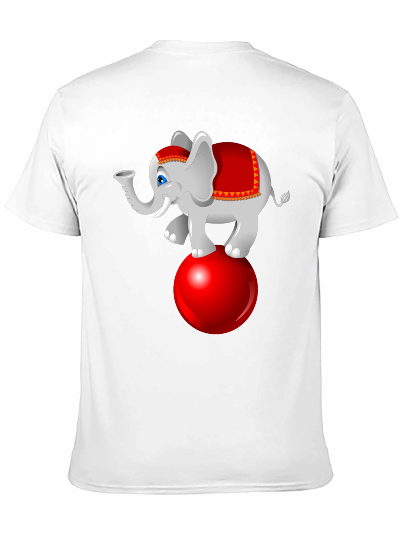 Black Circus Elephant Graphic T-Shirt - Fun & Stylish view 11