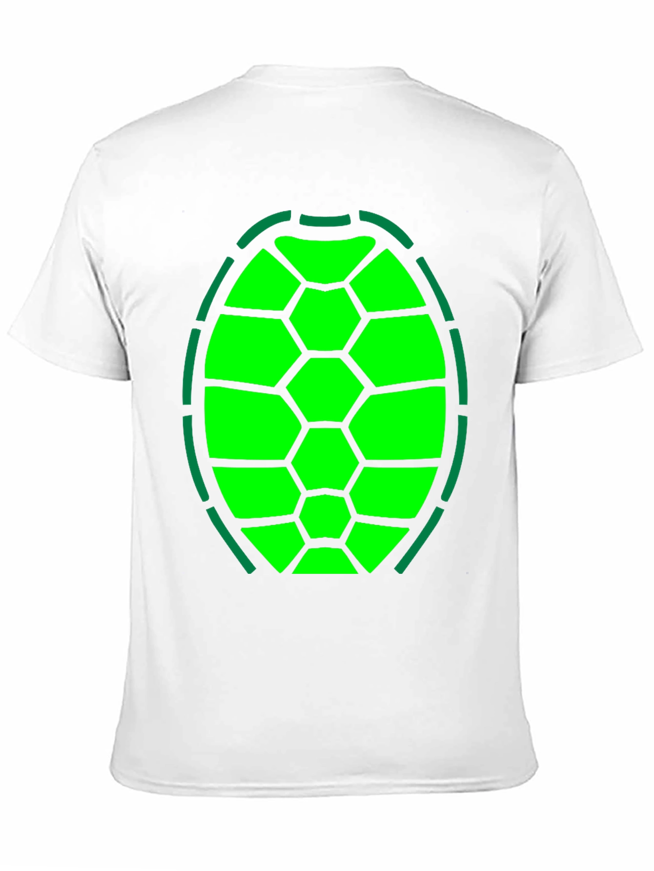 Black Turtle Shell T-Shirt - Funny Costume Tee view 11