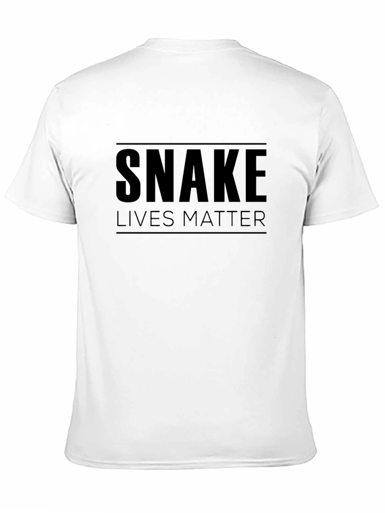 Black Snake Lives Matter Graphic T-Shirt view 11