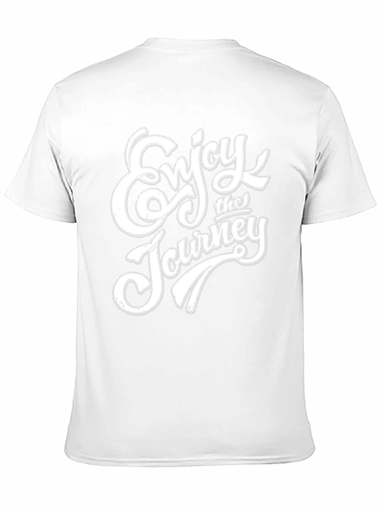 Black Enjoy the Journey Graphic Tee - Black Cotton Blend view 11