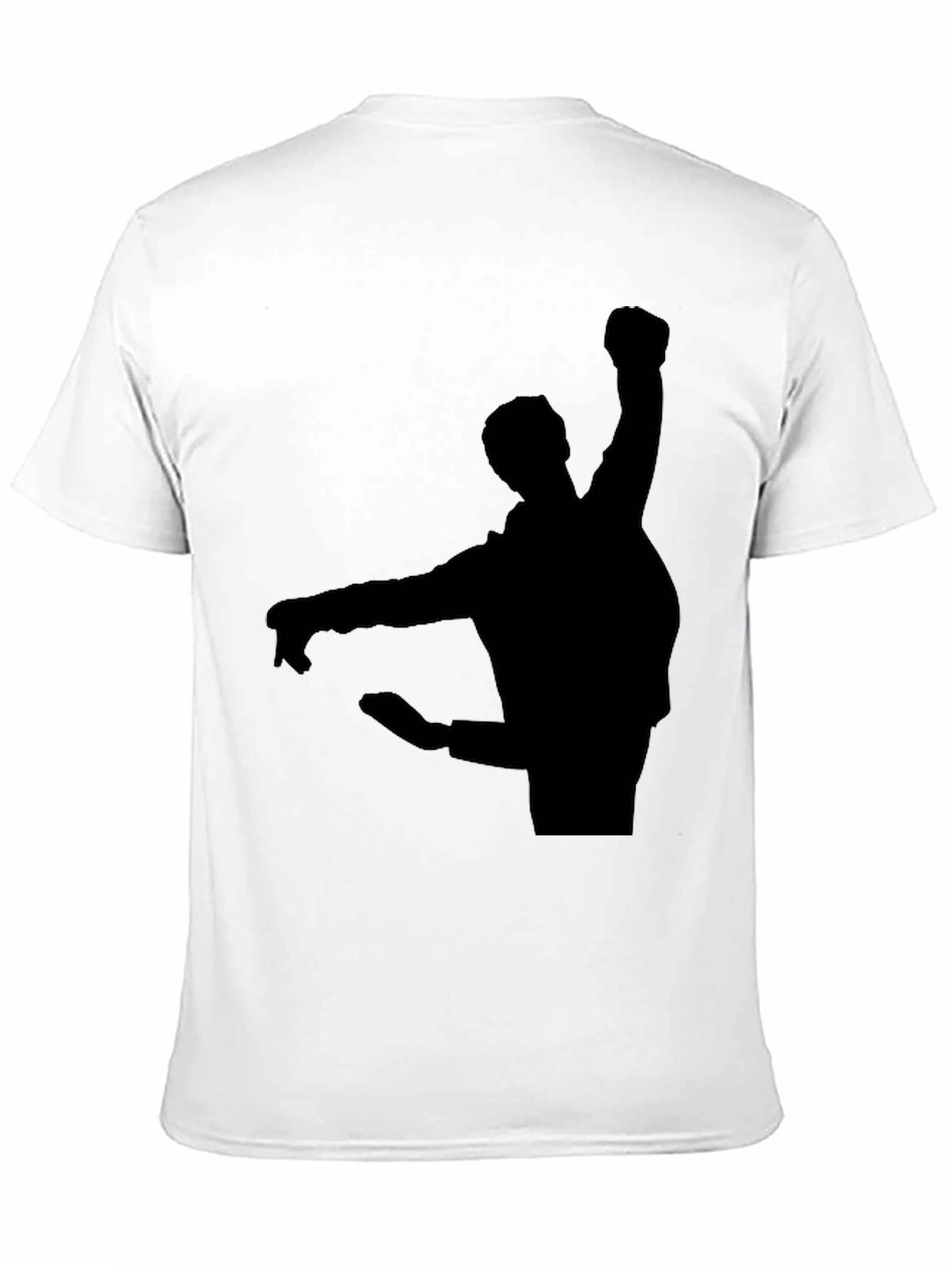 Black Silhouette Graphic T-Shirt - Black view 11