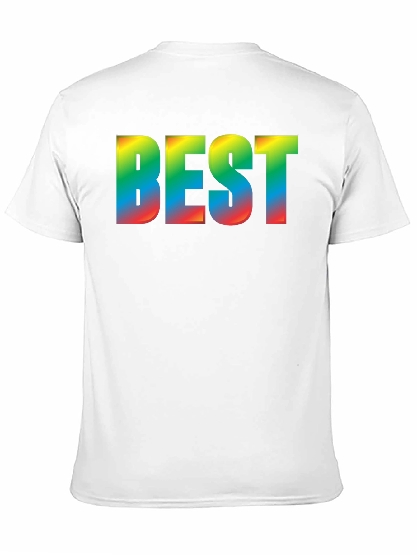 Black Rainbow BEST Graphic Black T-Shirt view 11