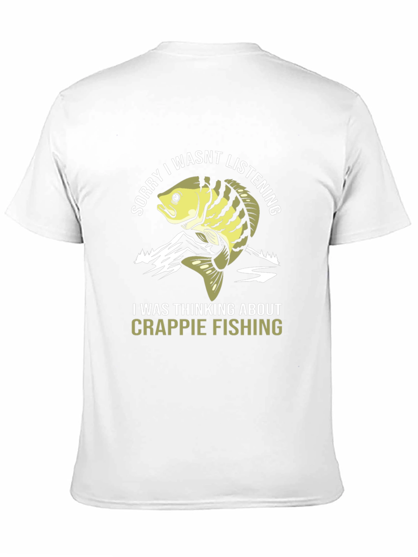 Black Crappie Fishing T-Shirt - Funny Angler Tee view 11
