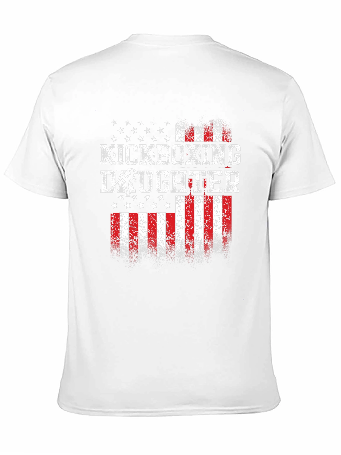 Kickboxing Daughter Patriotic T-Shirt - 11