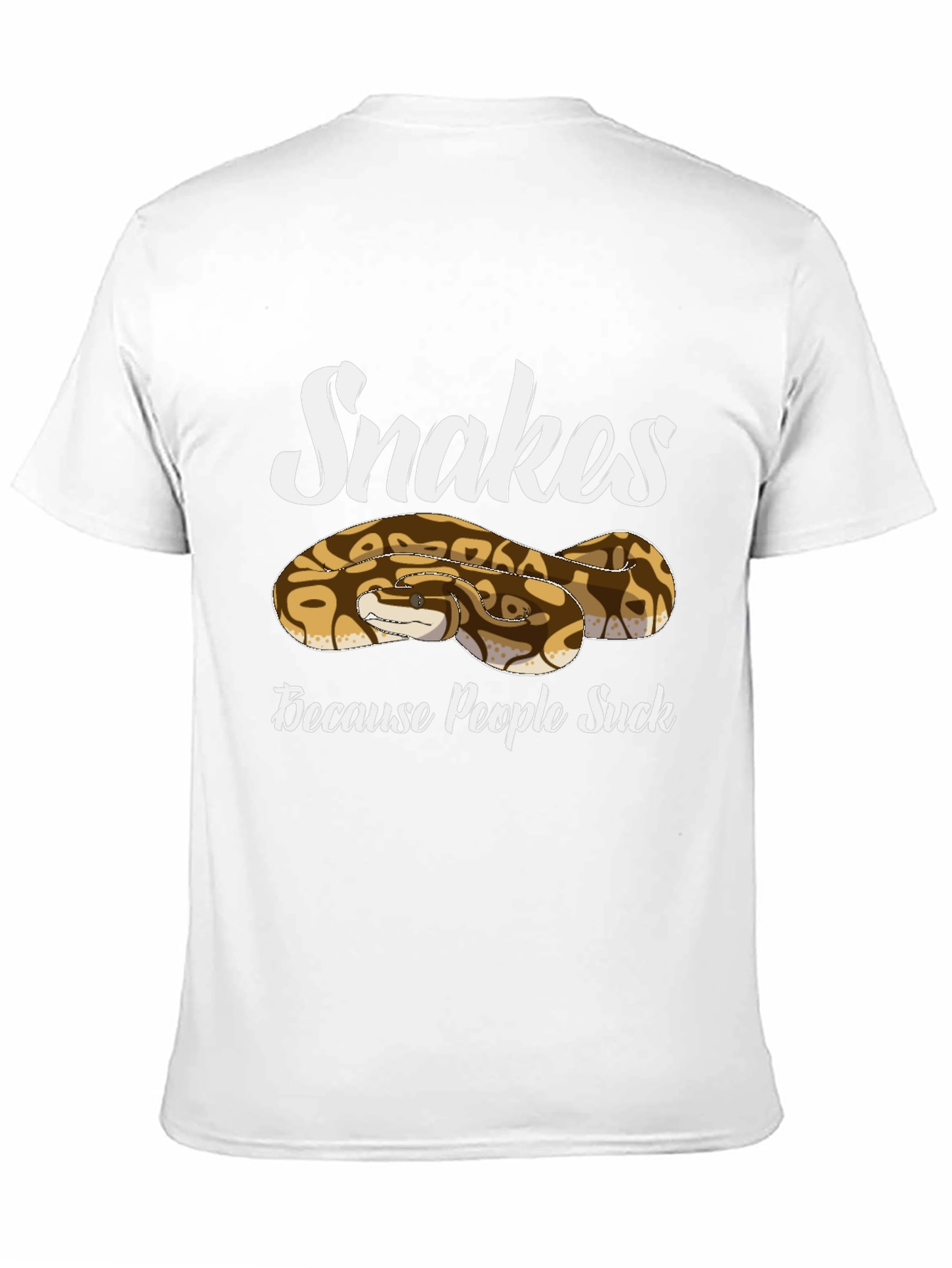 Black Snakes Because People Suck T-Shirt view 11