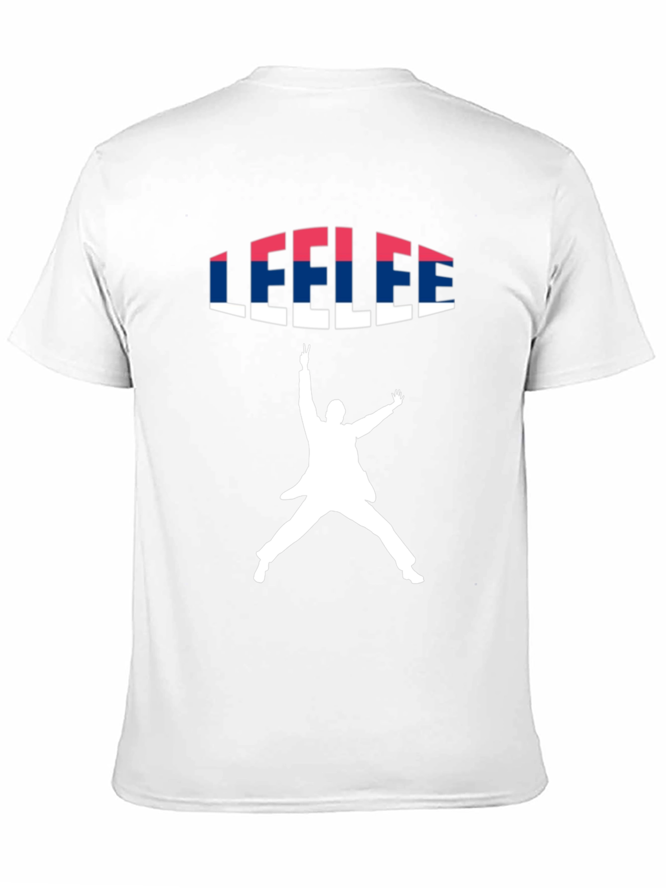 Black Leelee Black Graphic Tee - Jump Silhouette Print view 11