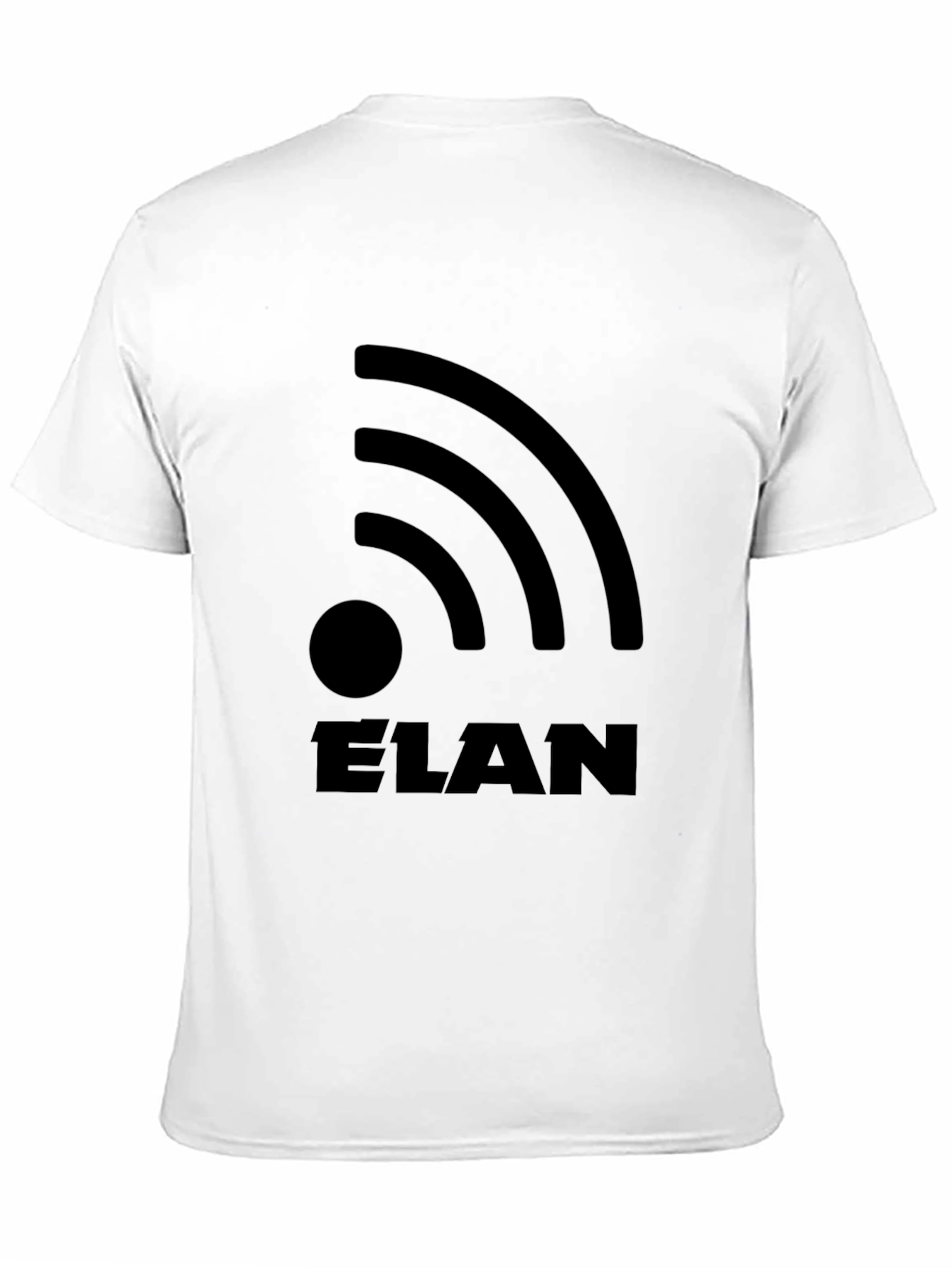 Black Elan WiFi Signal Graphic Tee - Black view 11
