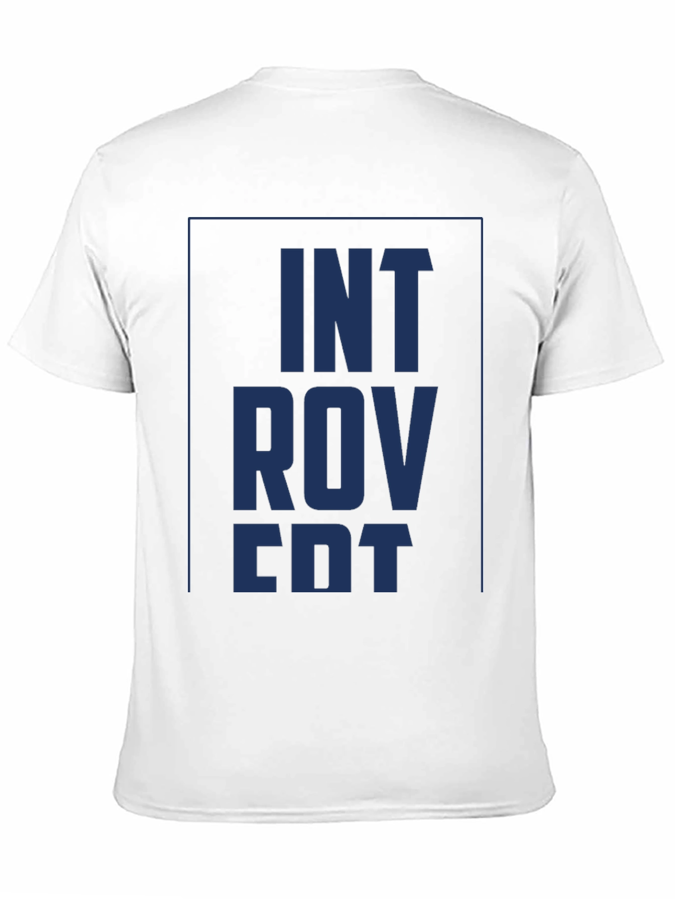 Black Introvert Graphic Tee - Soft Black Cotton Shirt view 11