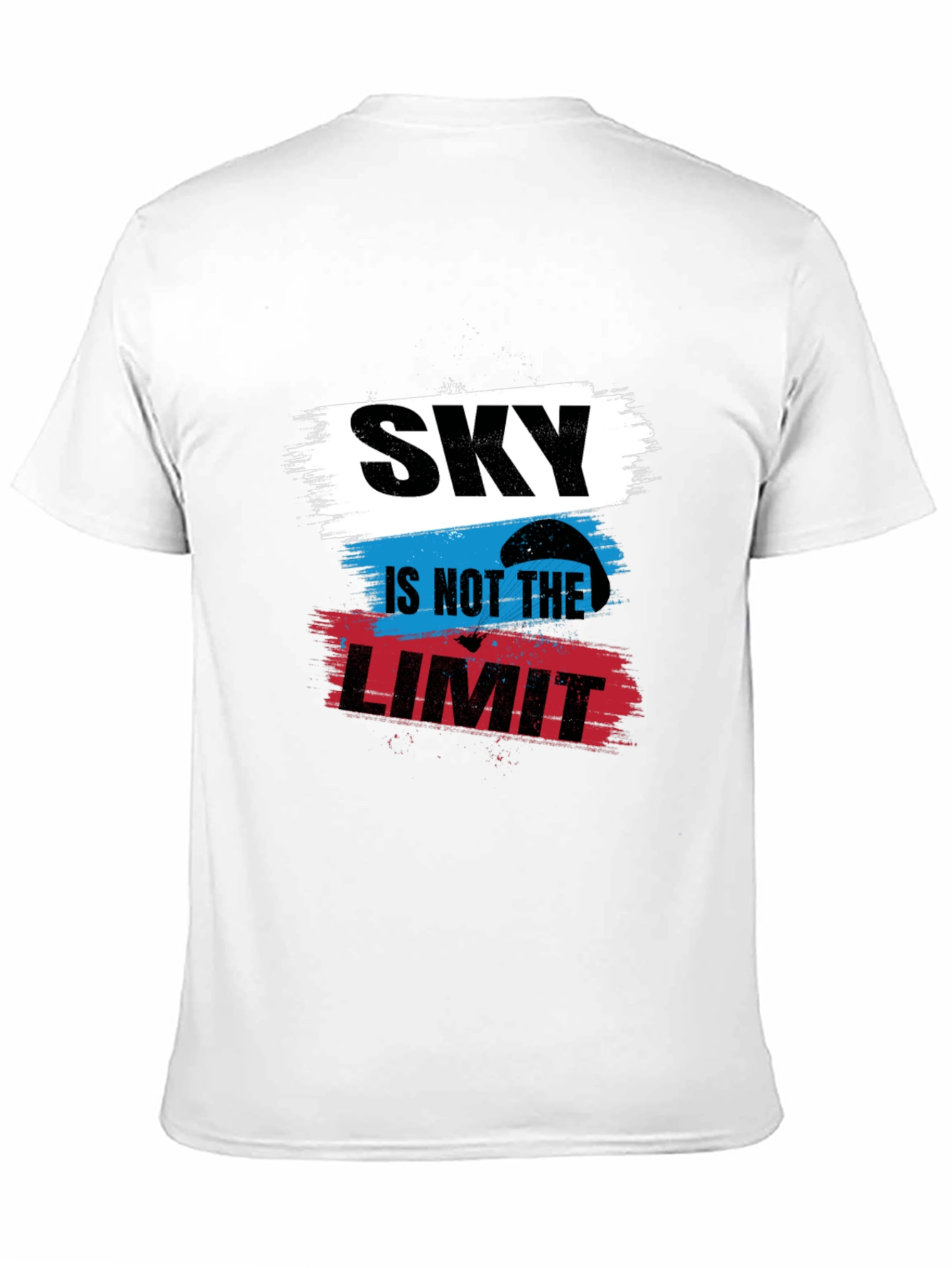 Black Sky Is Not The Limit Black T-Shirt view 11