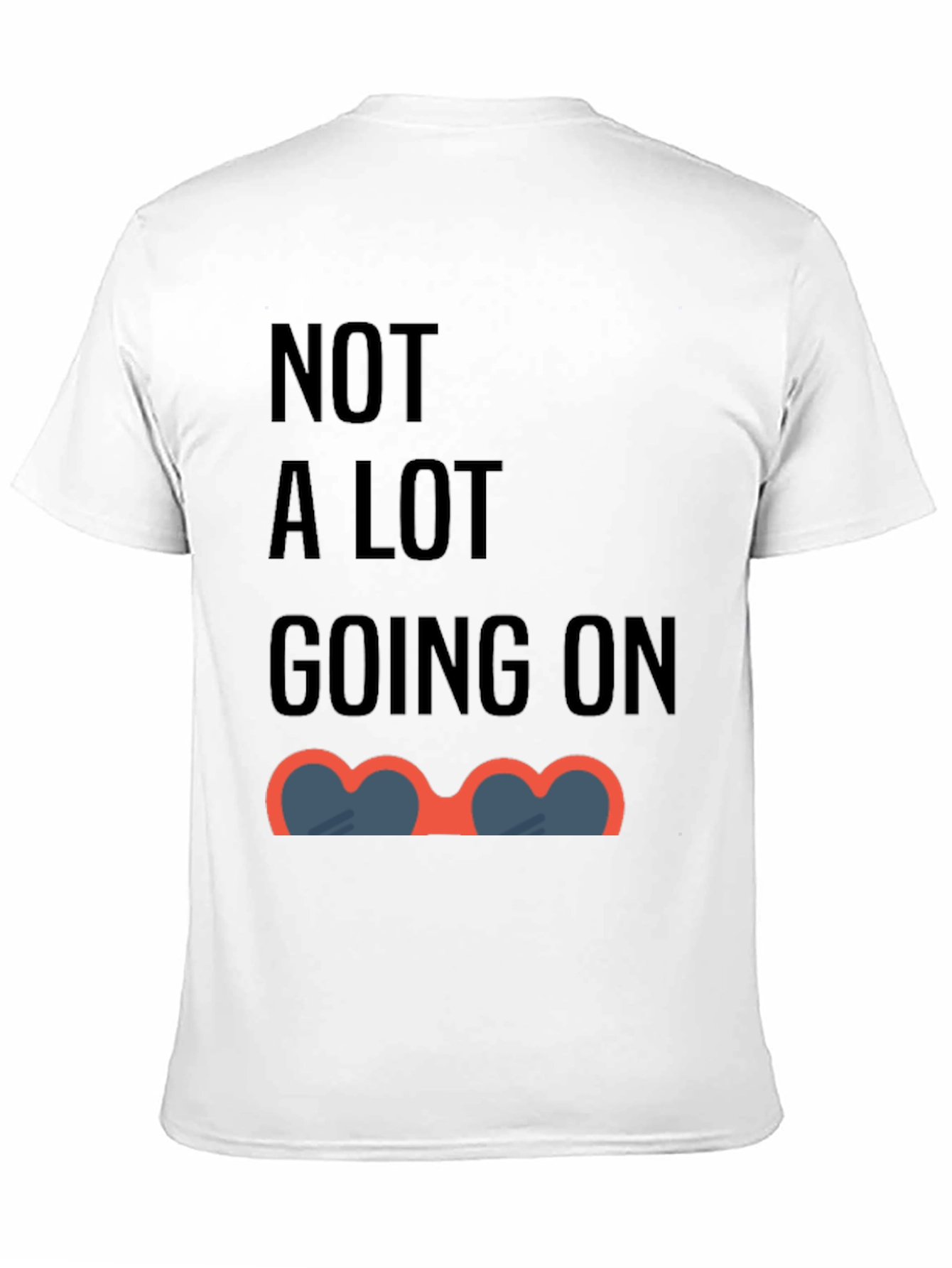 Black Funny 'Not A Lot Going On' Graphic Tee view 11