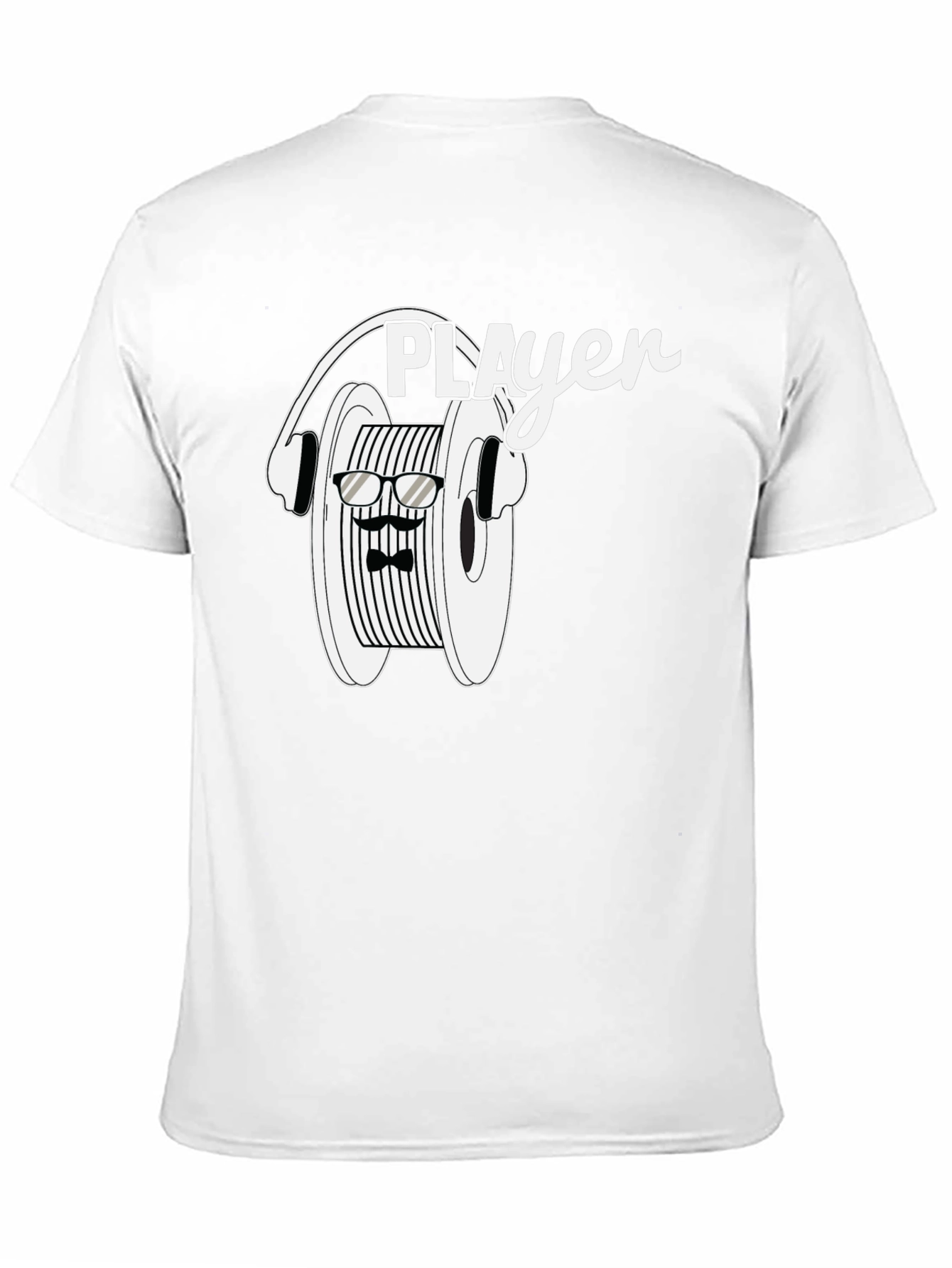 Black Cool Player Reel-to-Reel T-Shirt view 11