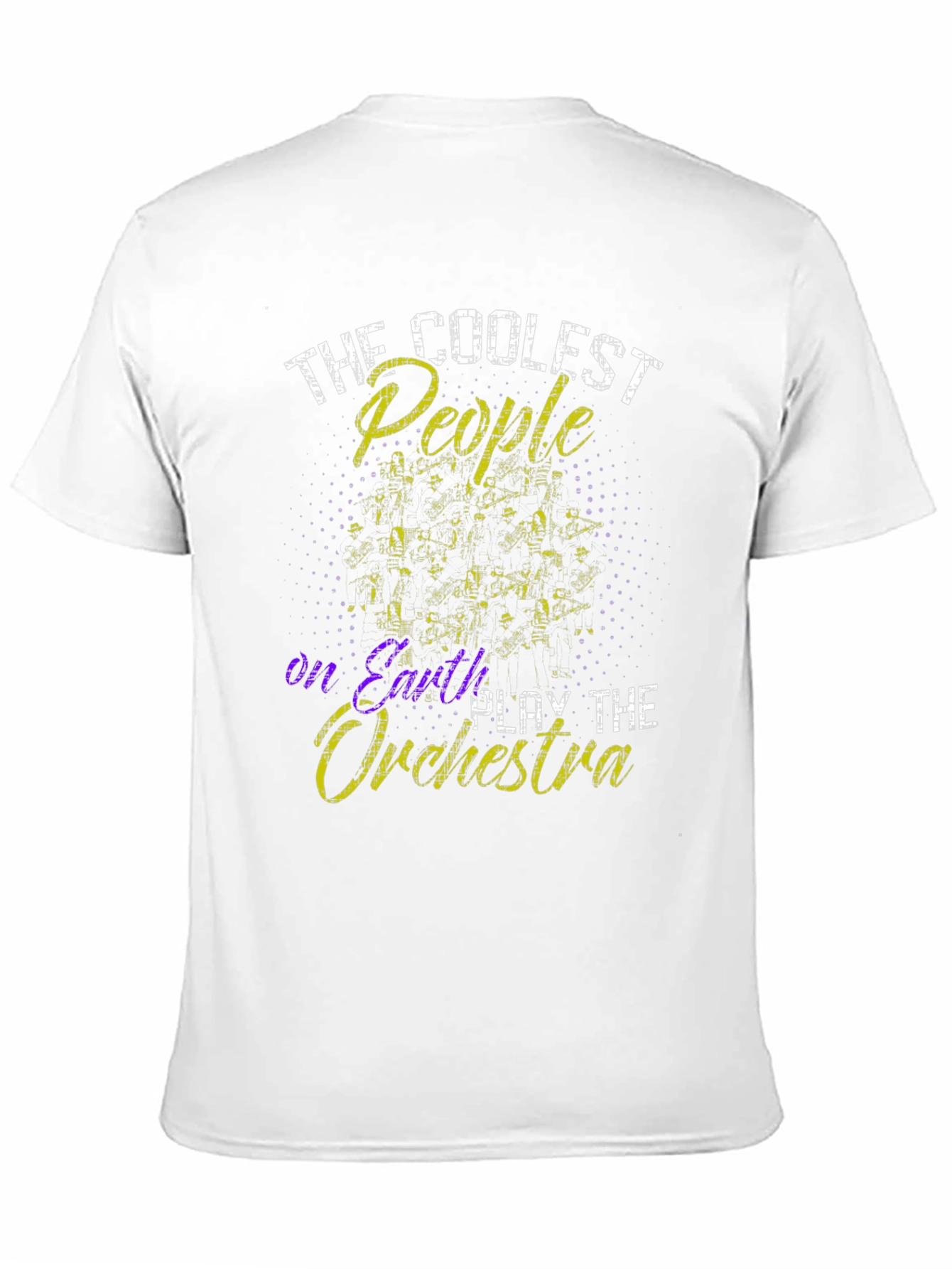 Black Coolest People Orchestra Black T-Shirt view 11