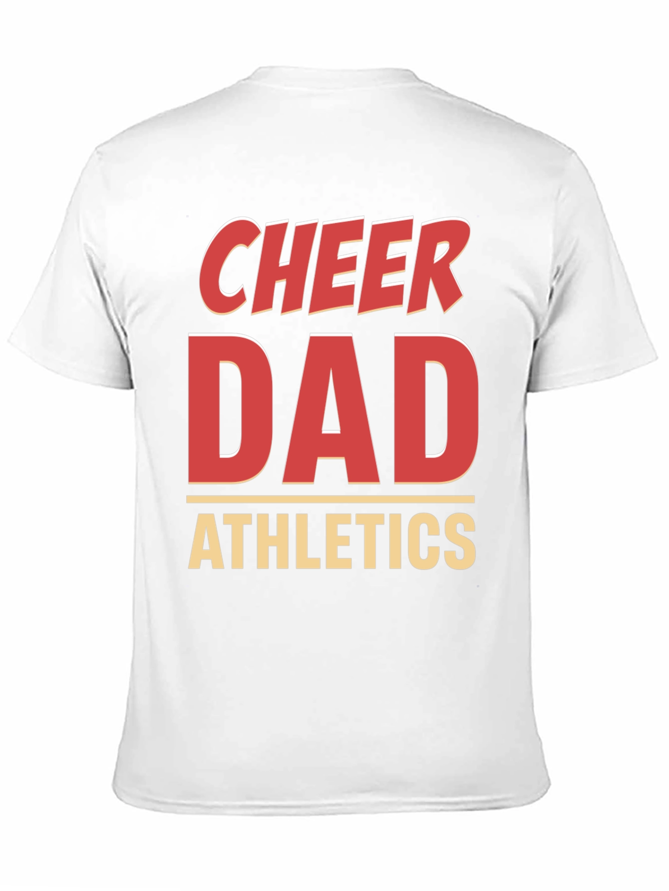Black Cheer Dad Athletics Graphic T-Shirt view 11