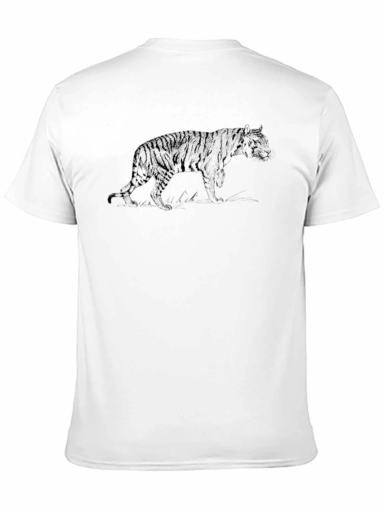 Black Black Tiger Graphic Tee - Men's Casual Style view 11