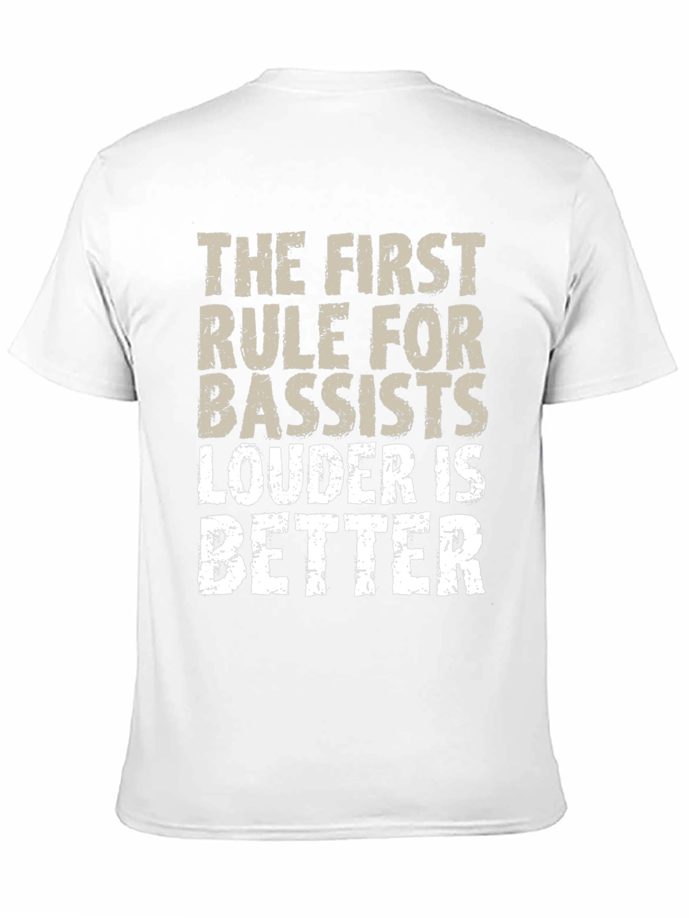 Black Bassists Rule Funny Graphic T-Shirt view 11