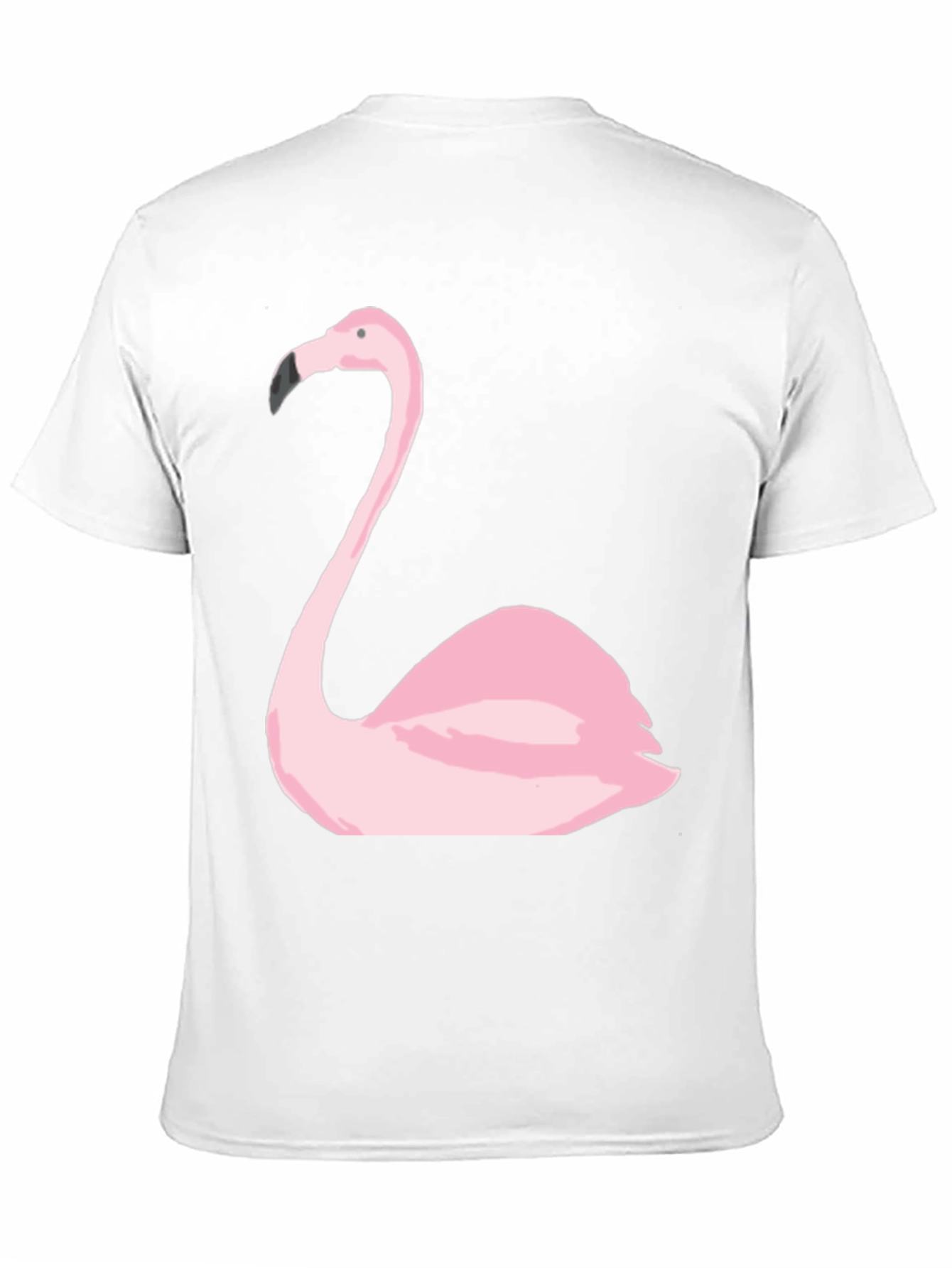 Black Flamingo Graphic Tee - Black Cotton Casual Shirt view 11