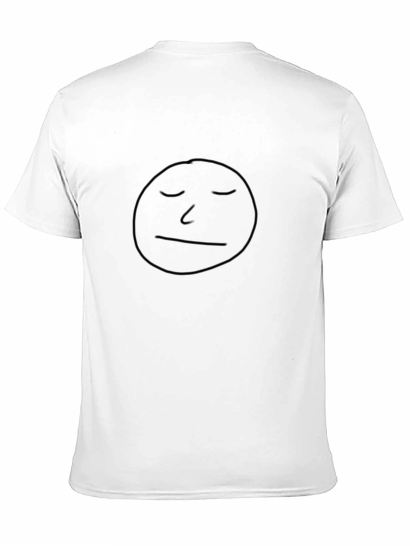 Black Relaxed Face Graphic T-Shirt - Soft Cotton Blend view 11