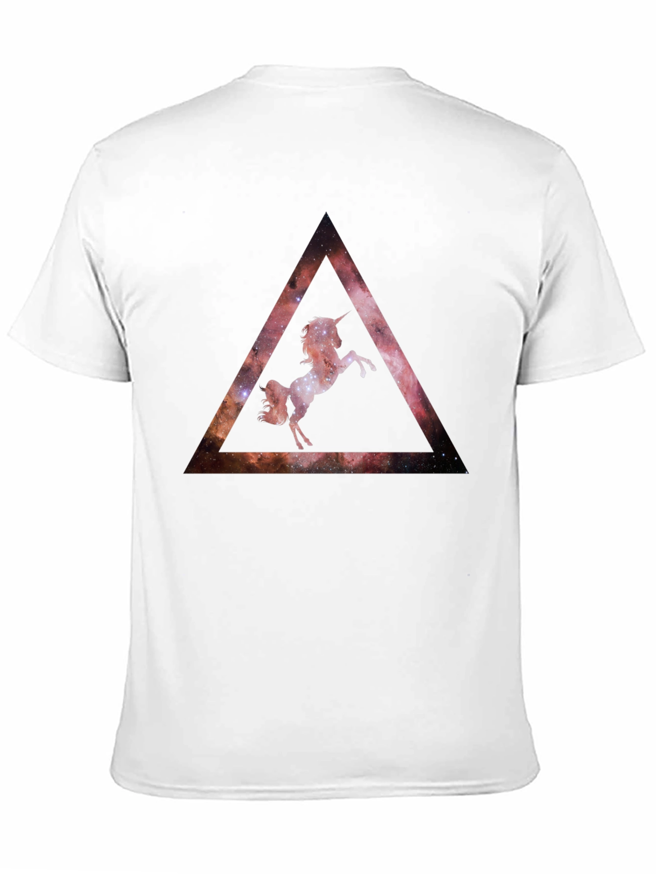 Black Cosmic Unicorn Graphic Tee - Black Cotton Shirt view 11