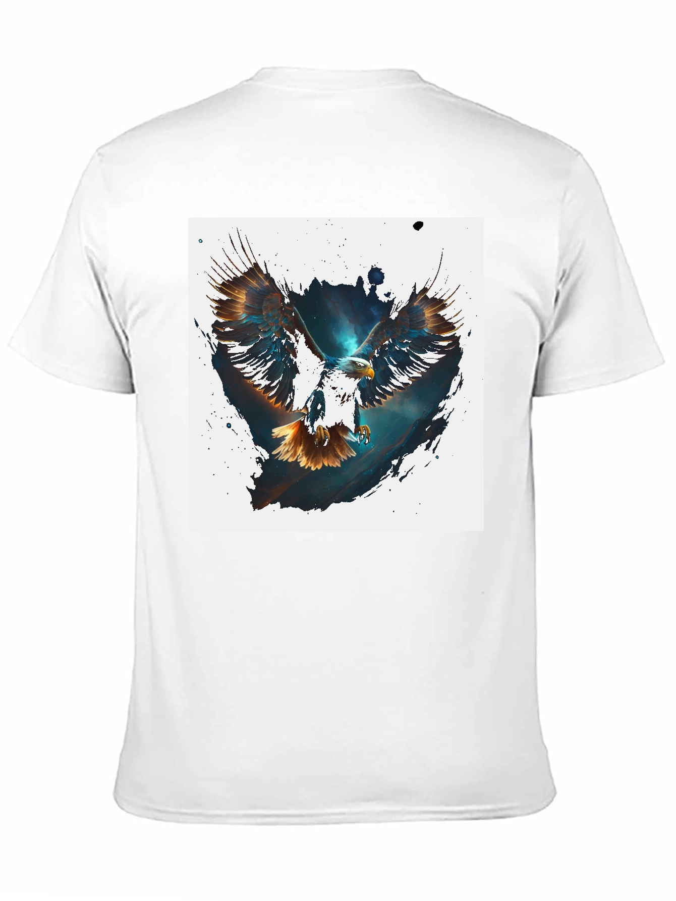 Black Eagle Graphic Tee - Men's Black T-Shirt view 11