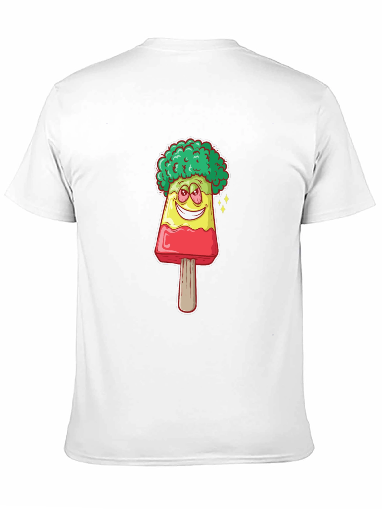 Black Novelty Popsicle Character T-Shirt view 11